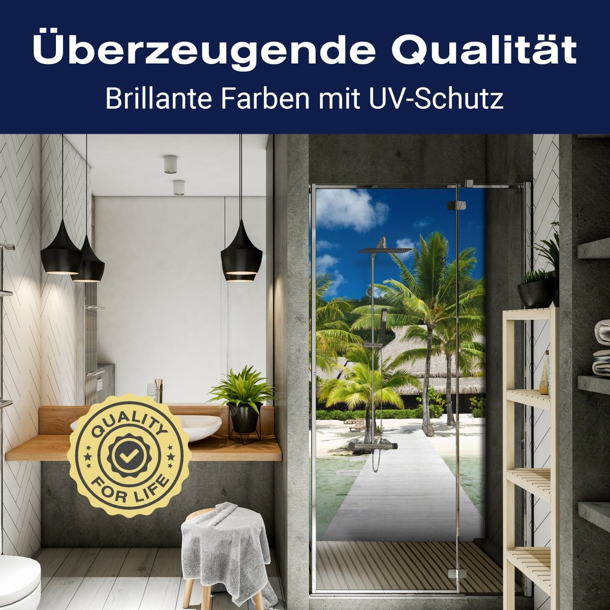 Duschwand Sommertraum M0326 entdecken - Bild 2 Duschwand Sommertraum M0326 entdecken - Bild 2