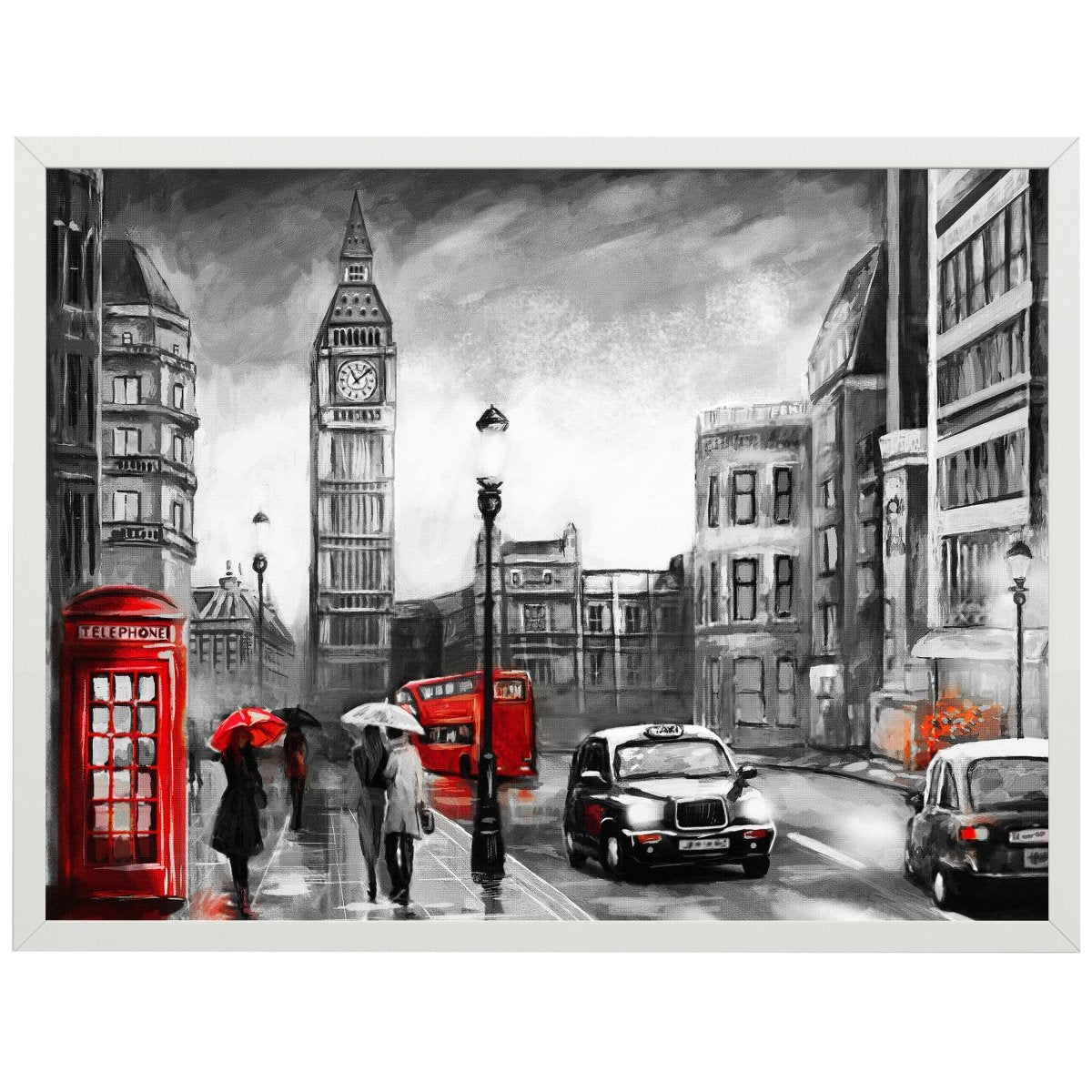 wandmotiv24 Poster, Poster - Kunst, Gemälde, London - M0329 - Bild 1 wandmotiv24 Poster, Poster - Kunst, Gemälde, London - M0329 - Bild 1