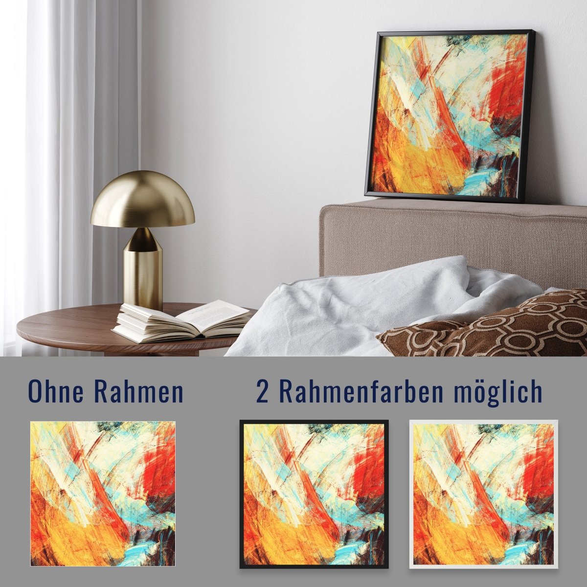 wandmotiv24 Poster, Poster - Kunst, Gemälde, abstrakt - M0330 - Bild 4 wandmotiv24 Poster, Poster - Kunst, Gemälde, abstrakt - M0330 - Bild 4