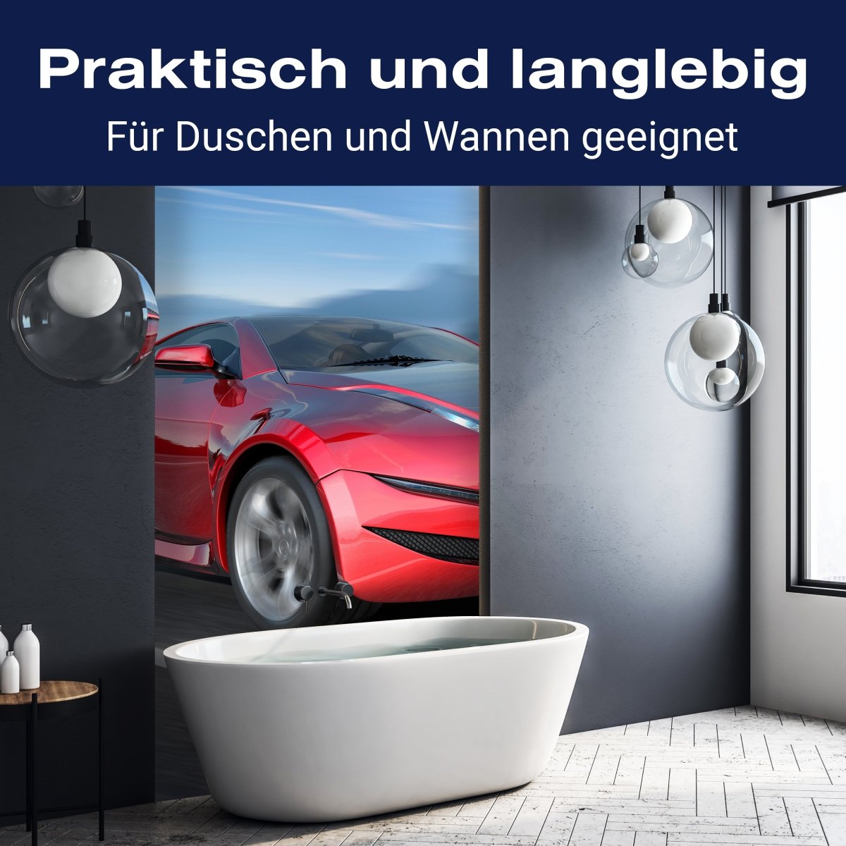 Duschwand Fahrender Sportwagen M0332 entdecken - Bild 3 Duschwand Fahrender Sportwagen M0332 entdecken - Bild 3