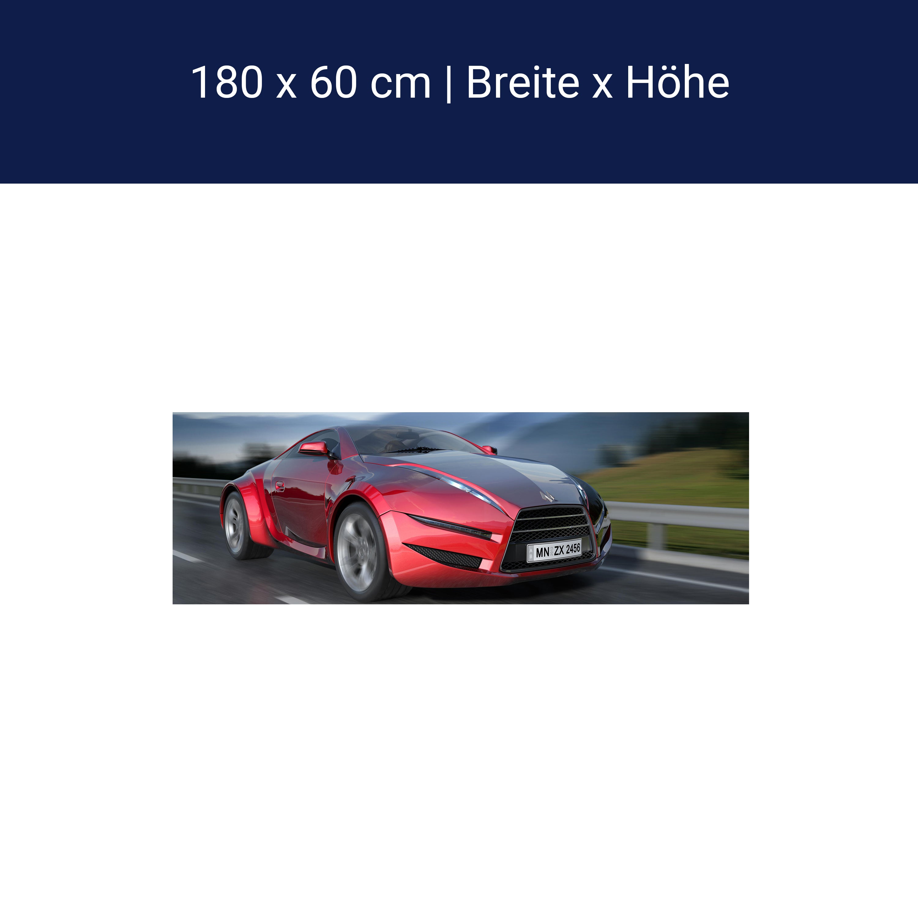 Küchenrückwand Fahrender Sportwagen M0332 Küchenrückwand Fahrender Sportwagen M0332