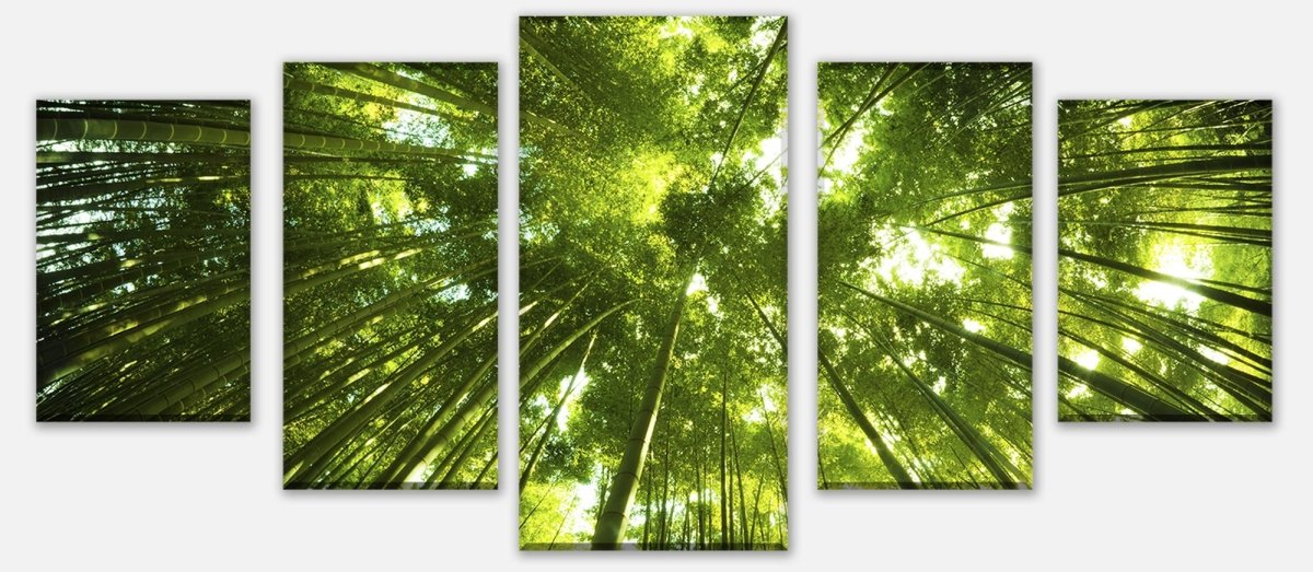 Leinwandbild Mehrteiler Bambus Wald M0338 entdecken - Bild 1 Leinwandbild Mehrteiler Bambus Wald M0338 entdecken - Bild 1