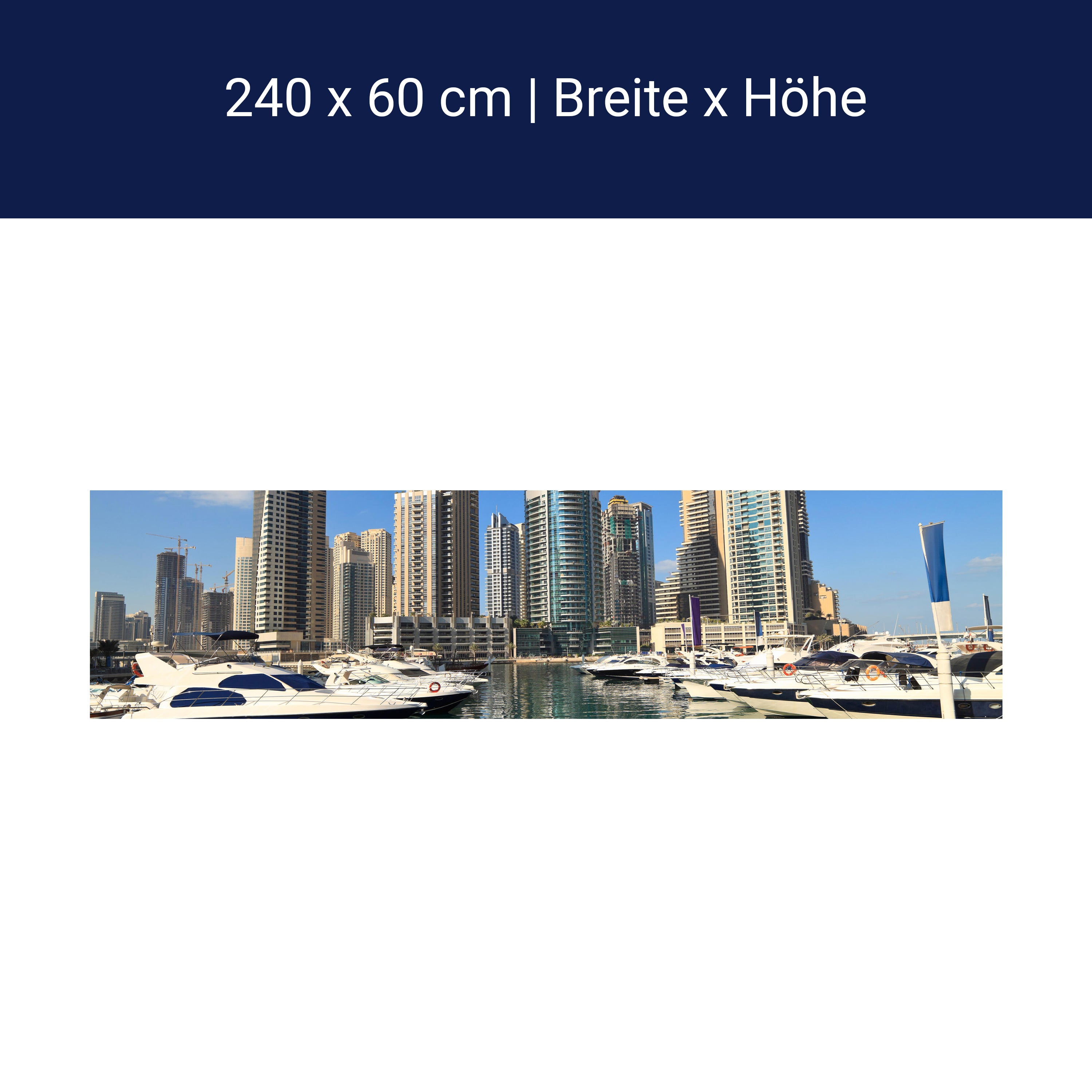 Küchenrückwand Dubai Skyline M0342 Küchenrückwand Dubai Skyline M0342