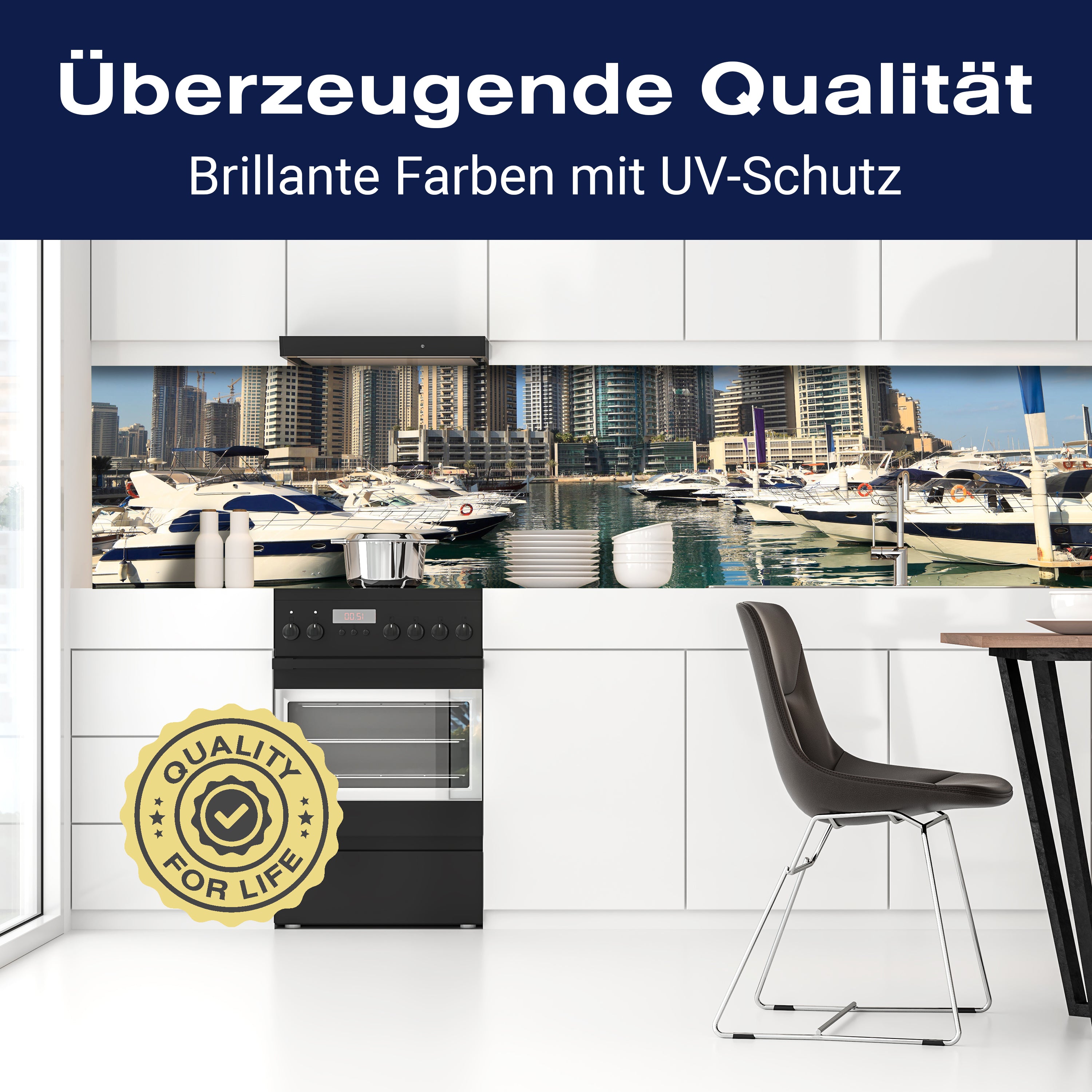 Küchenrückwand Dubai Skyline M0342 entdecken - Bild 2 Küchenrückwand Dubai Skyline M0342 entdecken - Bild 2