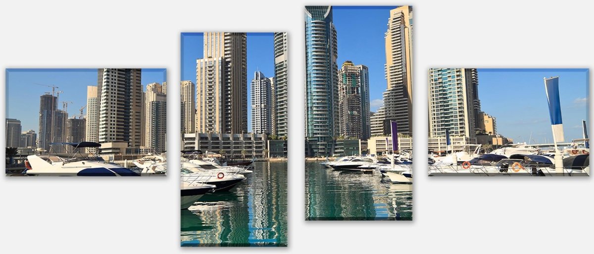 Leinwandbild Mehrteiler Dubai Skyline M0342 Leinwandbild Mehrteiler Dubai Skyline M0342