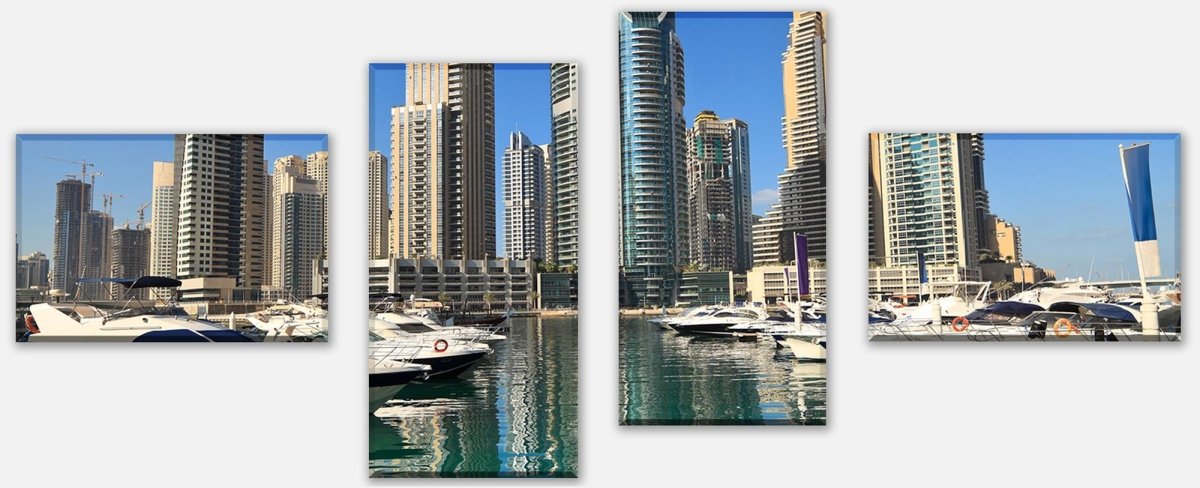 Leinwandbild Mehrteiler Dubai Skyline M0342 Leinwandbild Mehrteiler Dubai Skyline M0342