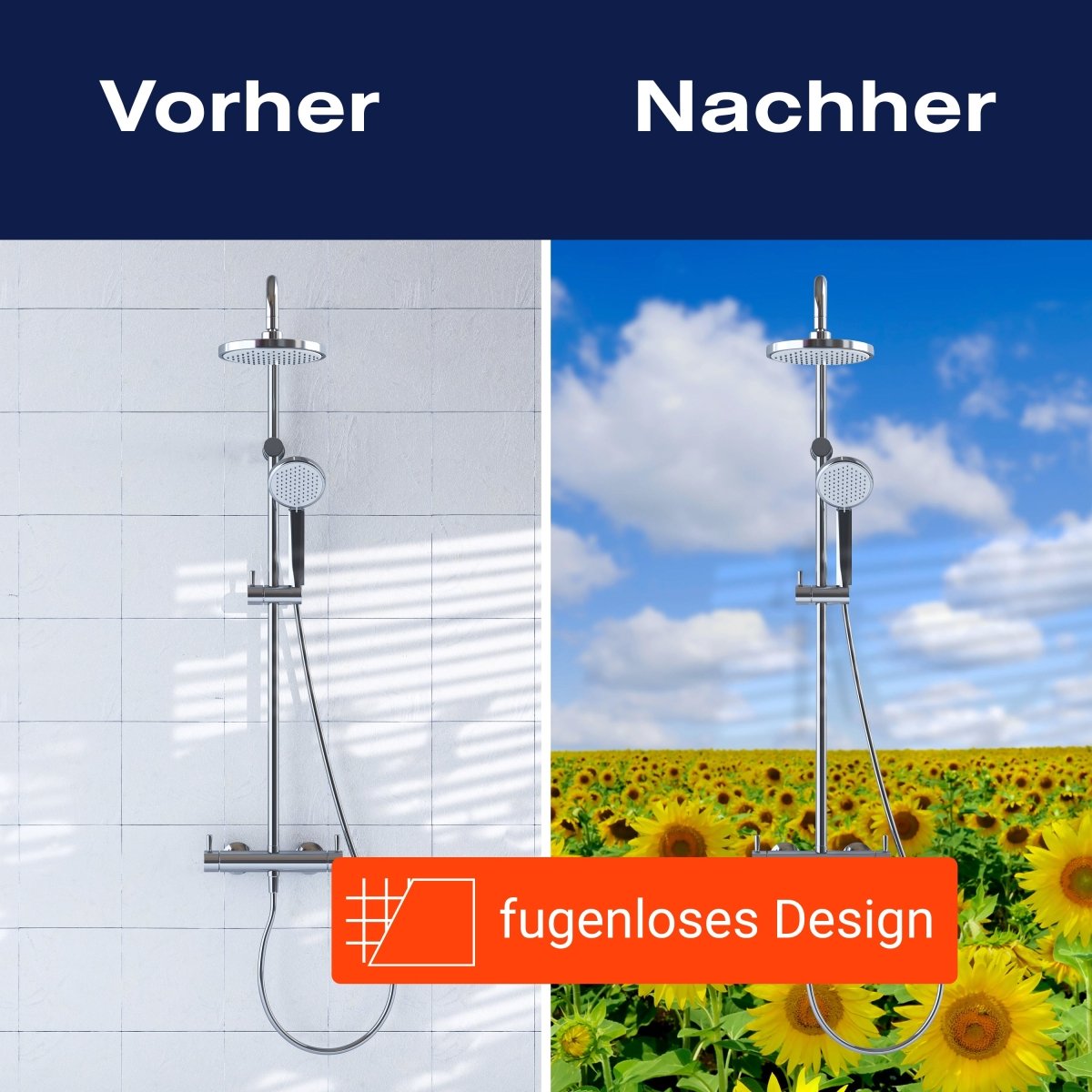 Duschwand Sonnenblumenfeld M0348 entdecken - Bild 9 Duschwand Sonnenblumenfeld M0348 entdecken - Bild 9