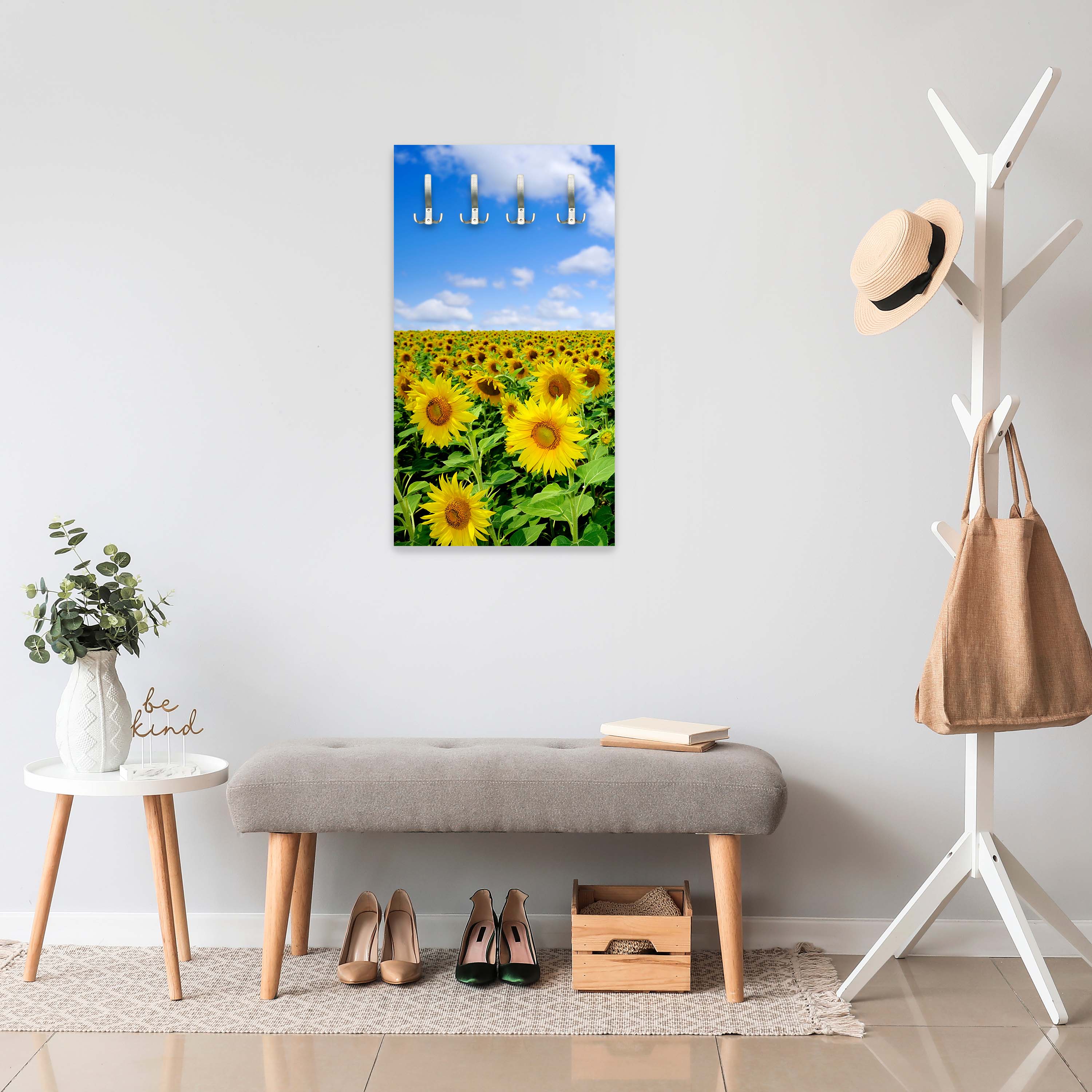 Garderobe Sonnenblumenfeld M0348 entdecken - Bild 2 Garderobe Sonnenblumenfeld M0348 entdecken - Bild 2