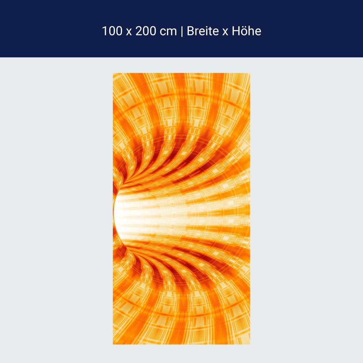 Duschwand Gelber Tunnel M0351 Duschwand Gelber Tunnel M0351