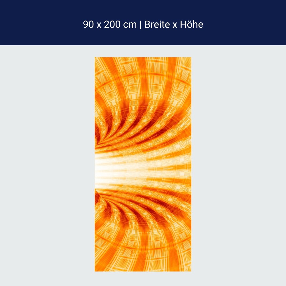 Duschwand Gelber Tunnel M0351 Duschwand Gelber Tunnel M0351