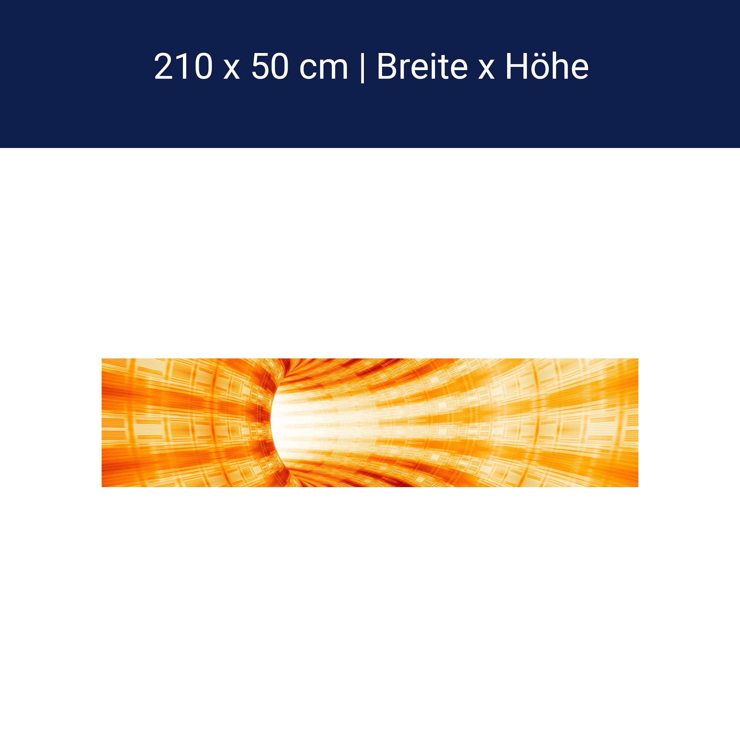 Küchenrückwand Gelber Tunnel M0351 Küchenrückwand Gelber Tunnel M0351