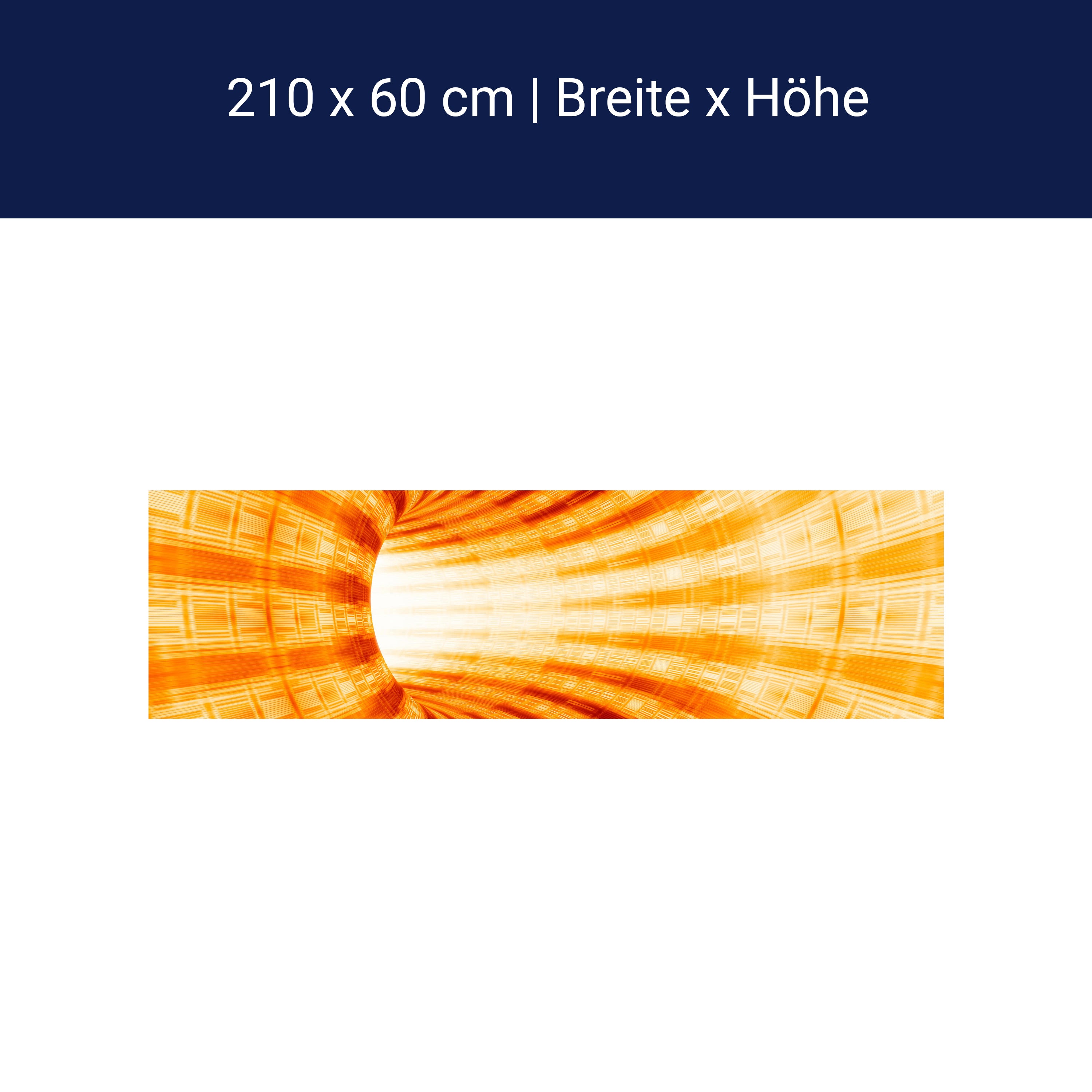 Küchenrückwand Gelber Tunnel M0351 Küchenrückwand Gelber Tunnel M0351