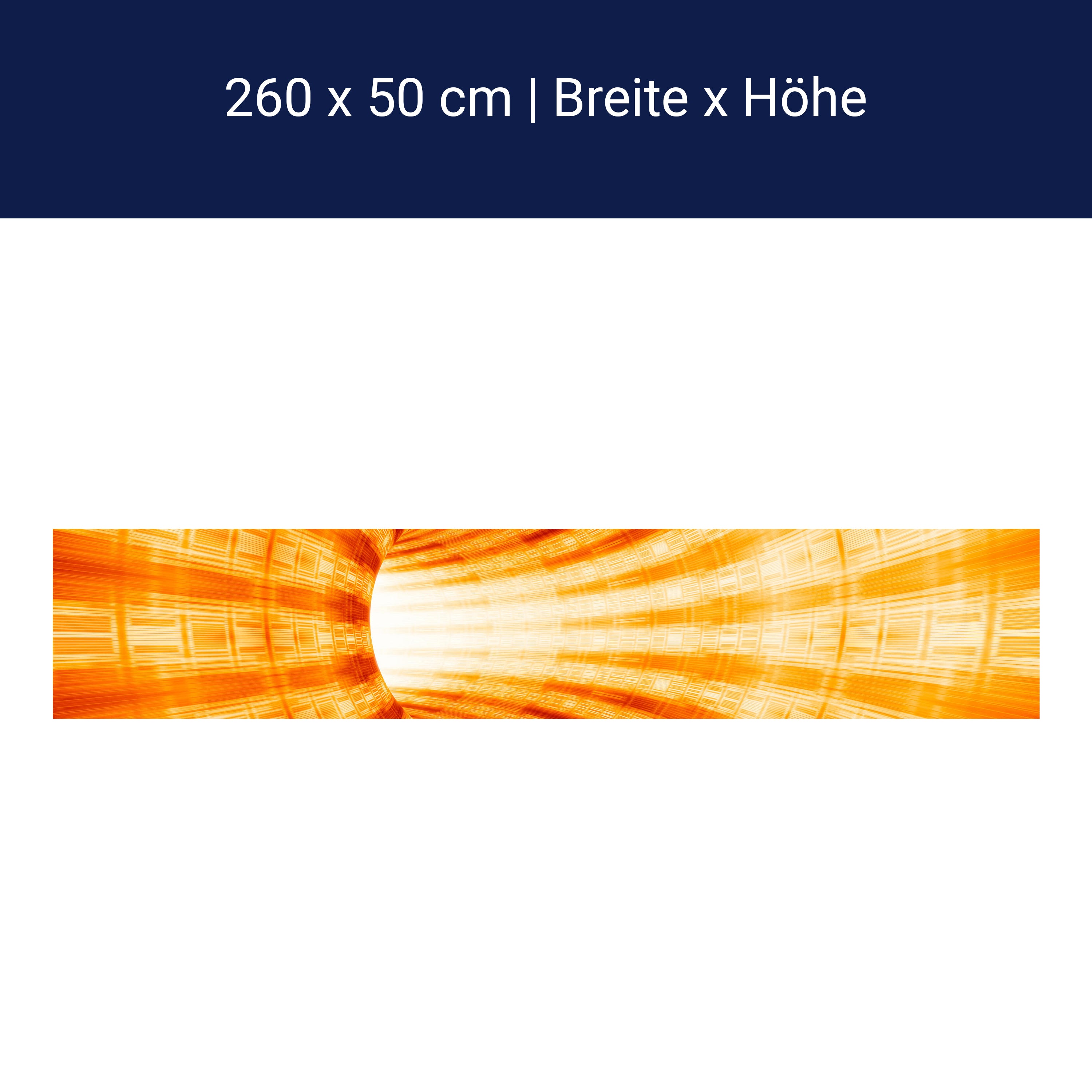 Küchenrückwand Gelber Tunnel M0351 Küchenrückwand Gelber Tunnel M0351