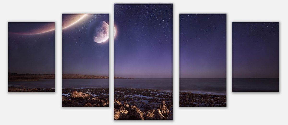 Leinwandbild Mehrteiler Fremder Planet M0354 entdecken - Bild 1 Leinwandbild Mehrteiler Fremder Planet M0354 entdecken - Bild 1