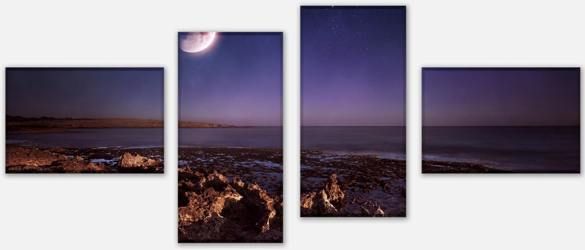 Leinwandbild Mehrteiler Fremder Planet M0354 Leinwandbild Mehrteiler Fremder Planet M0354