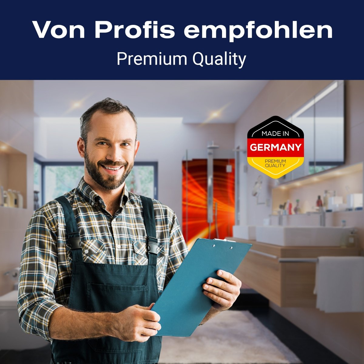 Duschwand Orangener Tunnel M0355 entdecken - Bild 5 Duschwand Orangener Tunnel M0355 entdecken - Bild 5