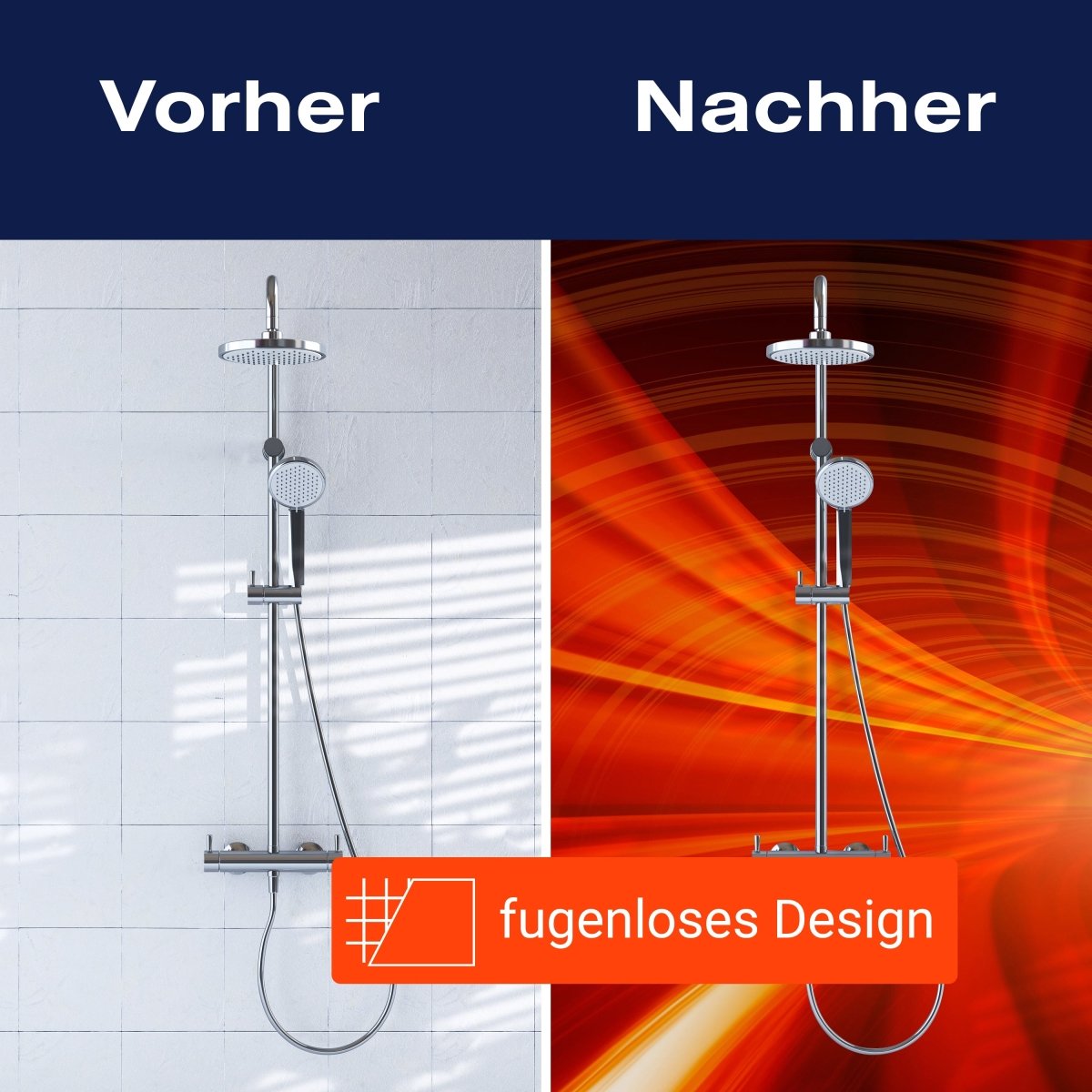 Duschwand Orangener Tunnel M0355 entdecken - Bild 9 Duschwand Orangener Tunnel M0355 entdecken - Bild 9