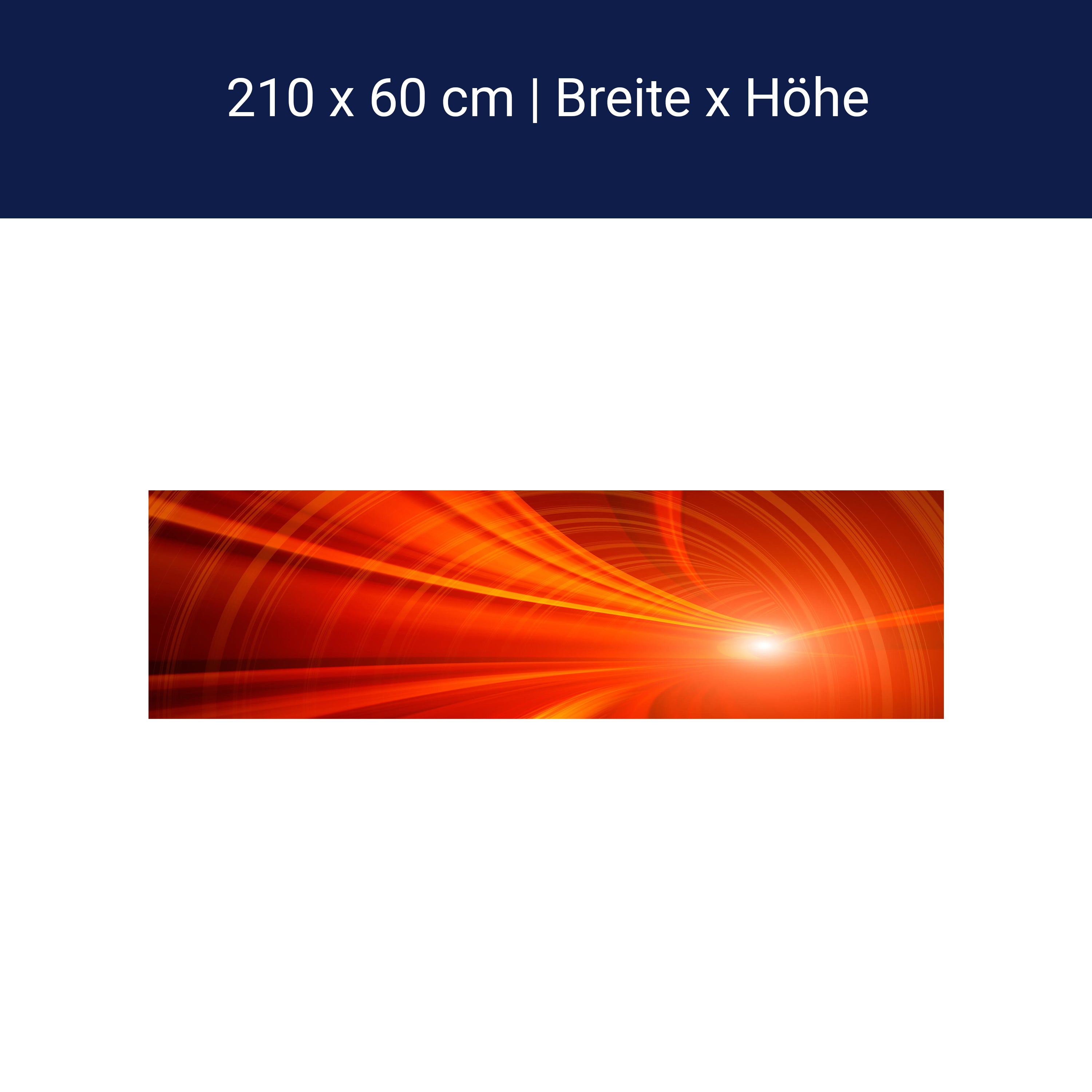 Küchenrückwand Orangener Tunnel M0355 Küchenrückwand Orangener Tunnel M0355