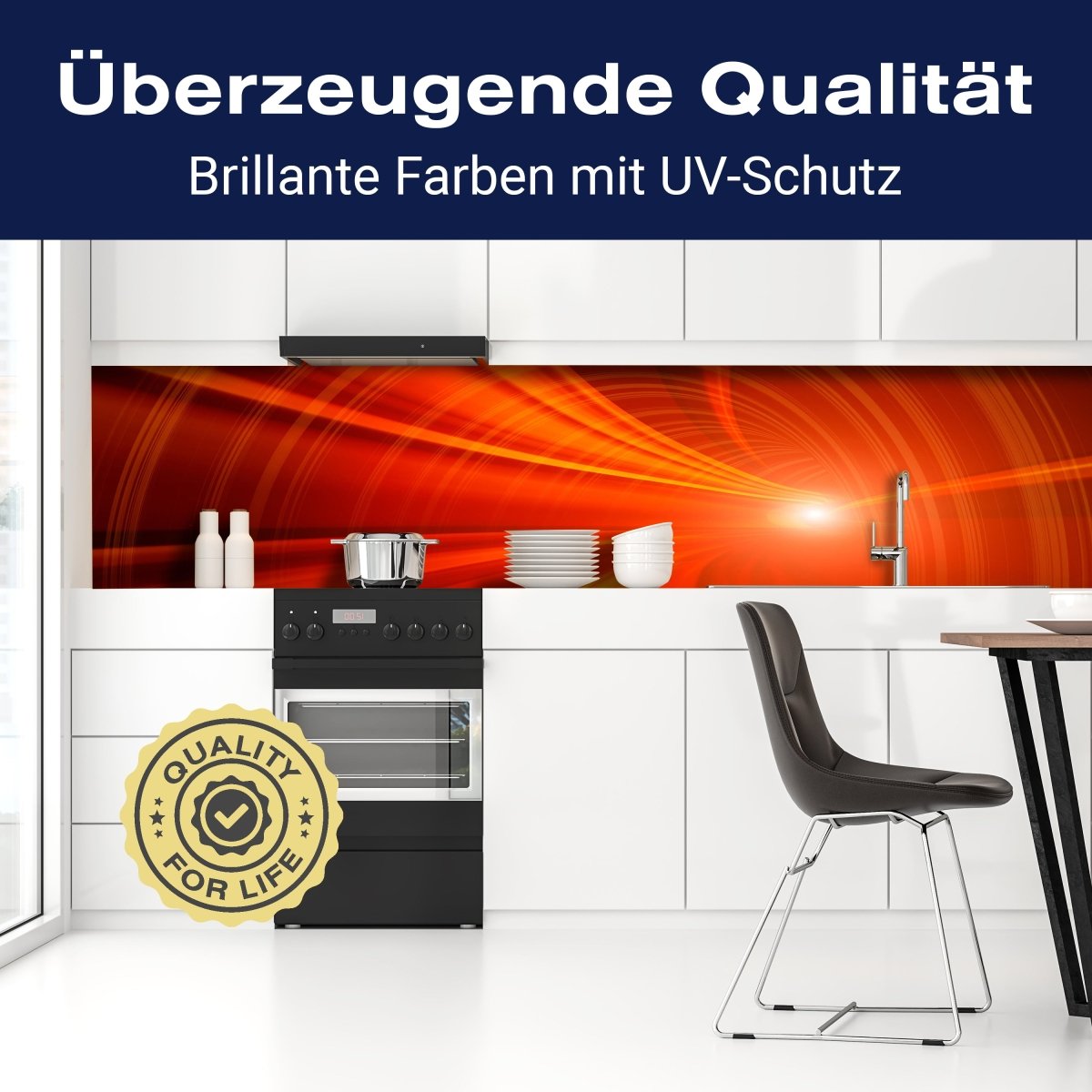 Küchenrückwand Orangener Tunnel M0355 entdecken - Bild 2 Küchenrückwand Orangener Tunnel M0355 entdecken - Bild 2