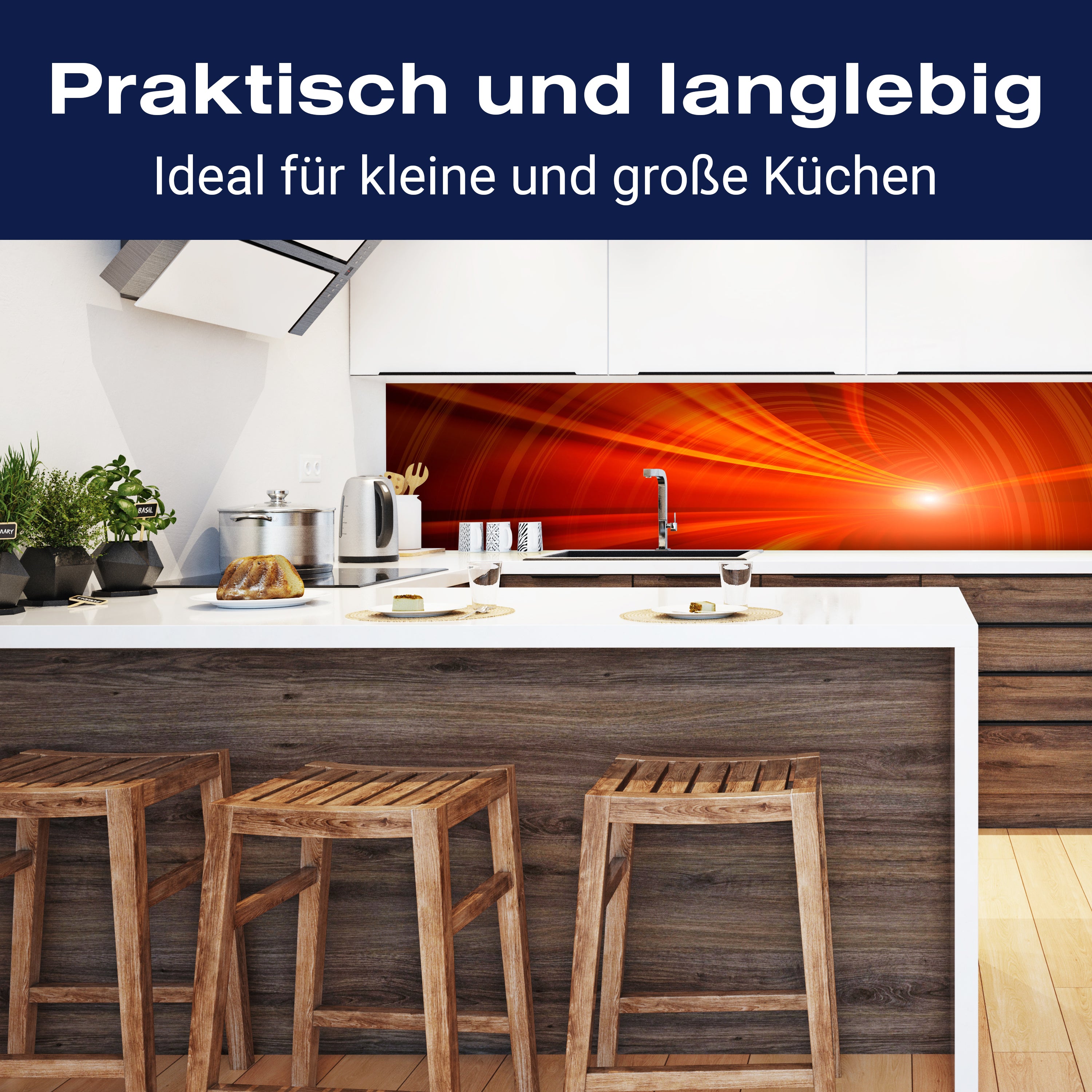 Küchenrückwand Orangener Tunnel M0355 entdecken - Bild 3 Küchenrückwand Orangener Tunnel M0355 entdecken - Bild 3