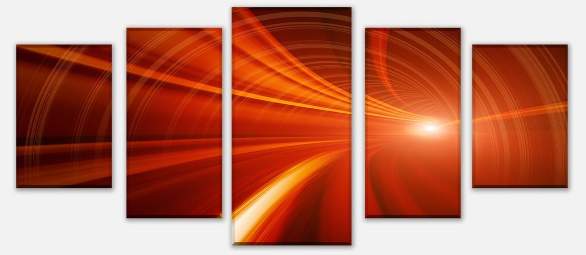 Leinwandbild Mehrteiler Orangener Tunnel M0355 entdecken - Bild 1 Leinwandbild Mehrteiler Orangener Tunnel M0355 entdecken - Bild 1