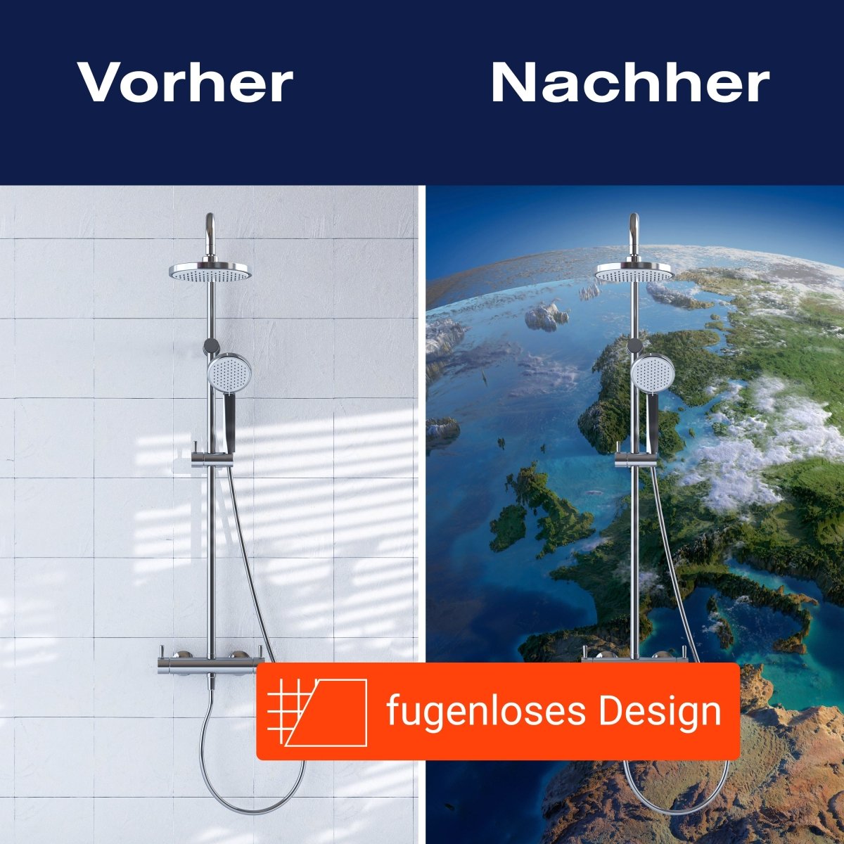 Duschwand Blauer Planet M0361 entdecken - Bild 9 Duschwand Blauer Planet M0361 entdecken - Bild 9