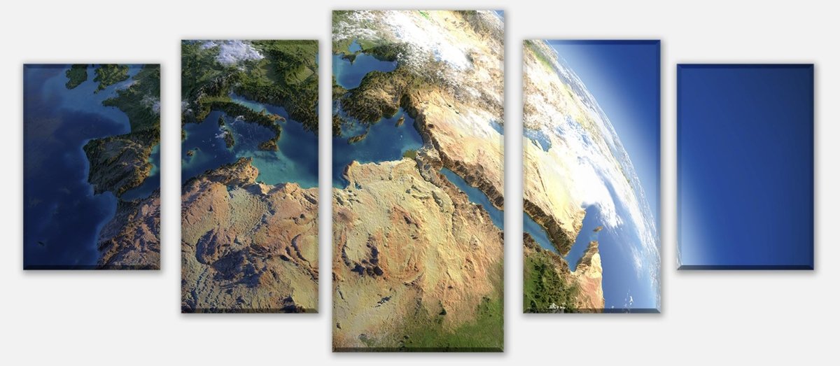 Leinwandbild Mehrteiler Blauer Planet M0361 entdecken - Bild 1 Leinwandbild Mehrteiler Blauer Planet M0361 entdecken - Bild 1