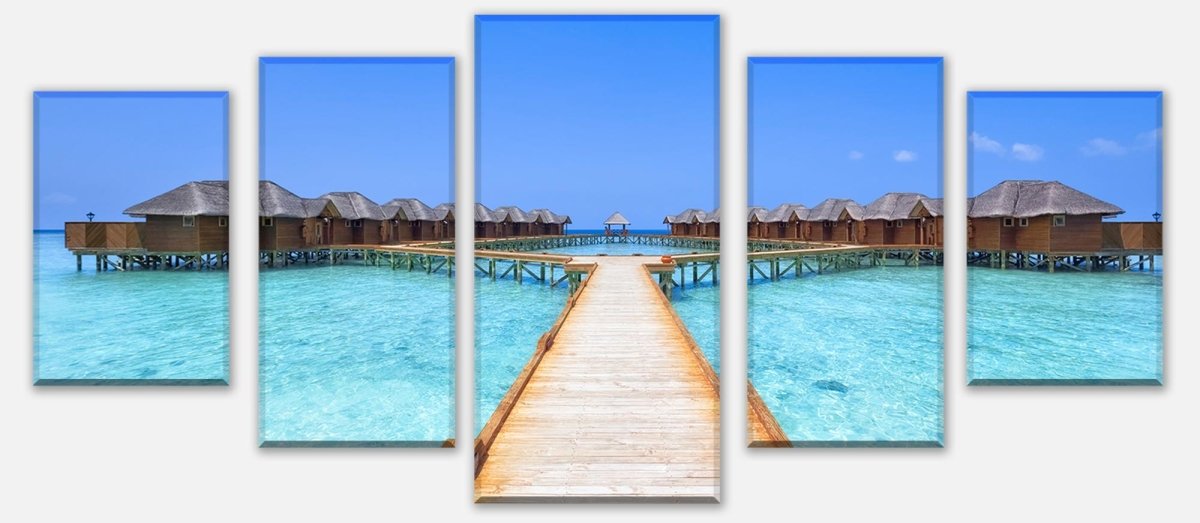 Leinwandbild Mehrteiler Malediven Ferienhäuser M0362 entdecken - Bild 1 Leinwandbild Mehrteiler Malediven Ferienhäuser M0362 entdecken - Bild 1