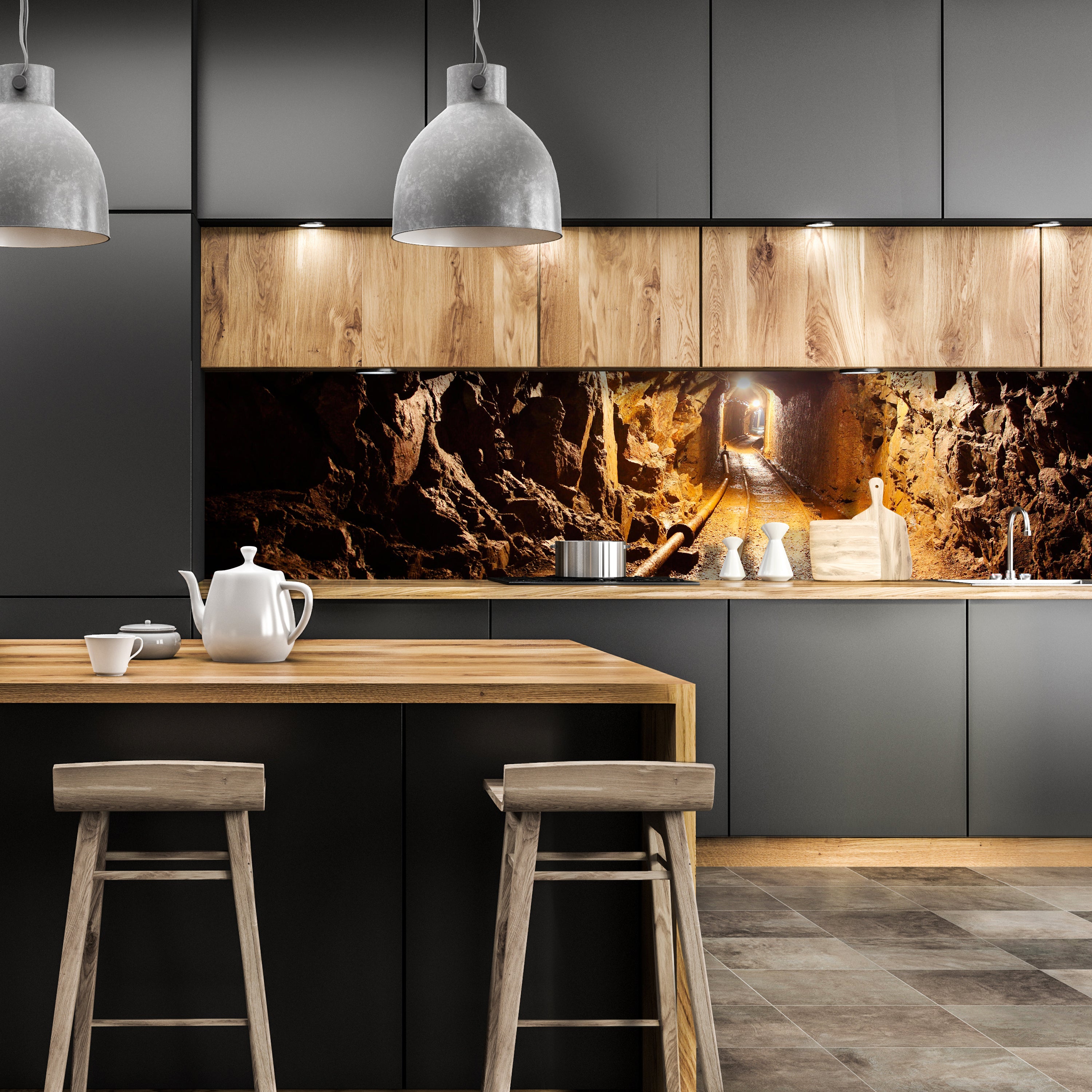 Küchenrückwand Stollen M0364 entdecken - Bild 1 Küchenrückwand Stollen M0364 entdecken - Bild 1