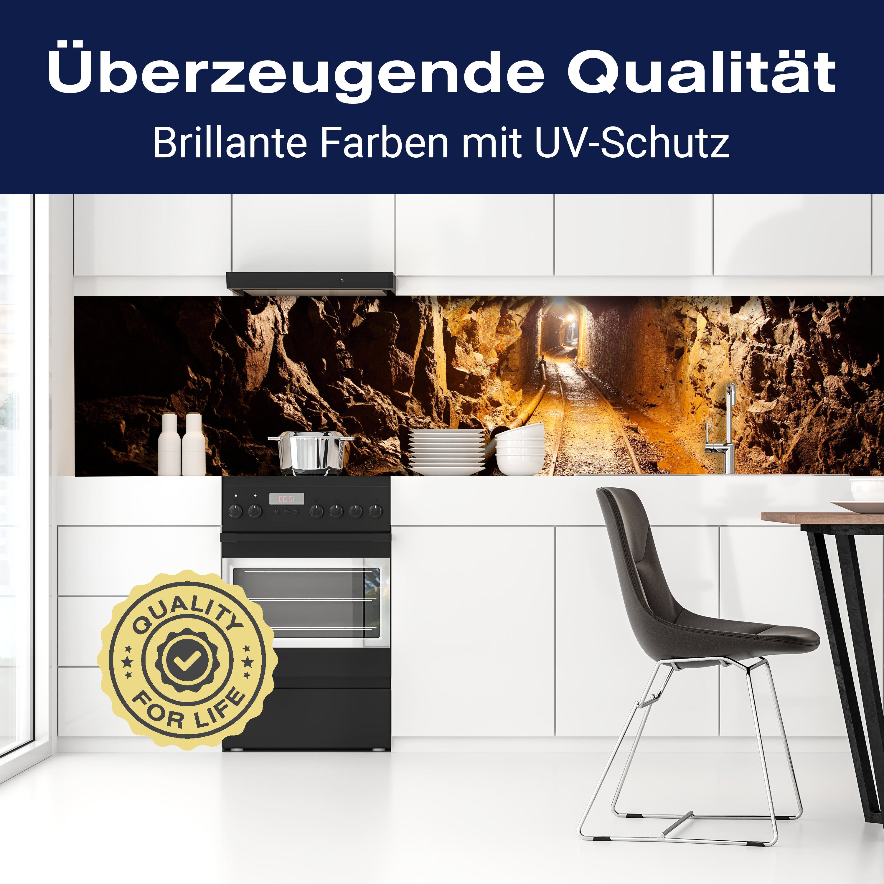 Küchenrückwand Stollen M0364 entdecken - Bild 2 Küchenrückwand Stollen M0364 entdecken - Bild 2