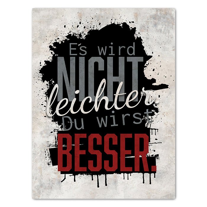 Leinwandbild Motivation, Hochformat M0368 kaufen - Bild 1 Leinwandbild Motivation, Hochformat M0368 kaufen - Bild 1