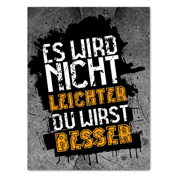 Leinwandbild Motivation, Hochformat M0370 kaufen - Bild 1 Leinwandbild Motivation, Hochformat M0370 kaufen - Bild 1