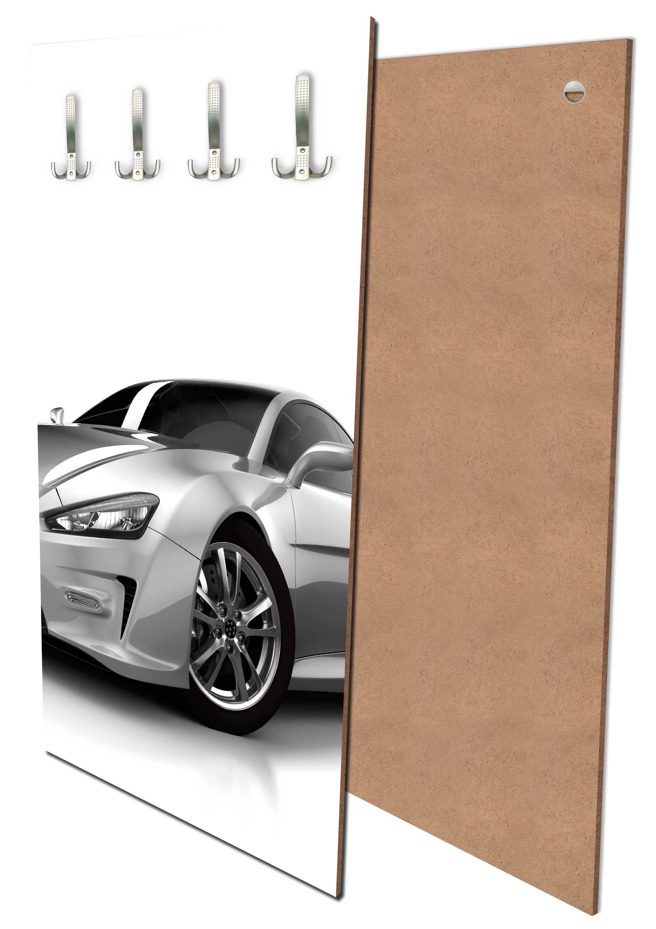 Garderobe Silberner Sportwagen M0372 entdecken - Bild 1 Garderobe Silberner Sportwagen M0372 entdecken - Bild 1