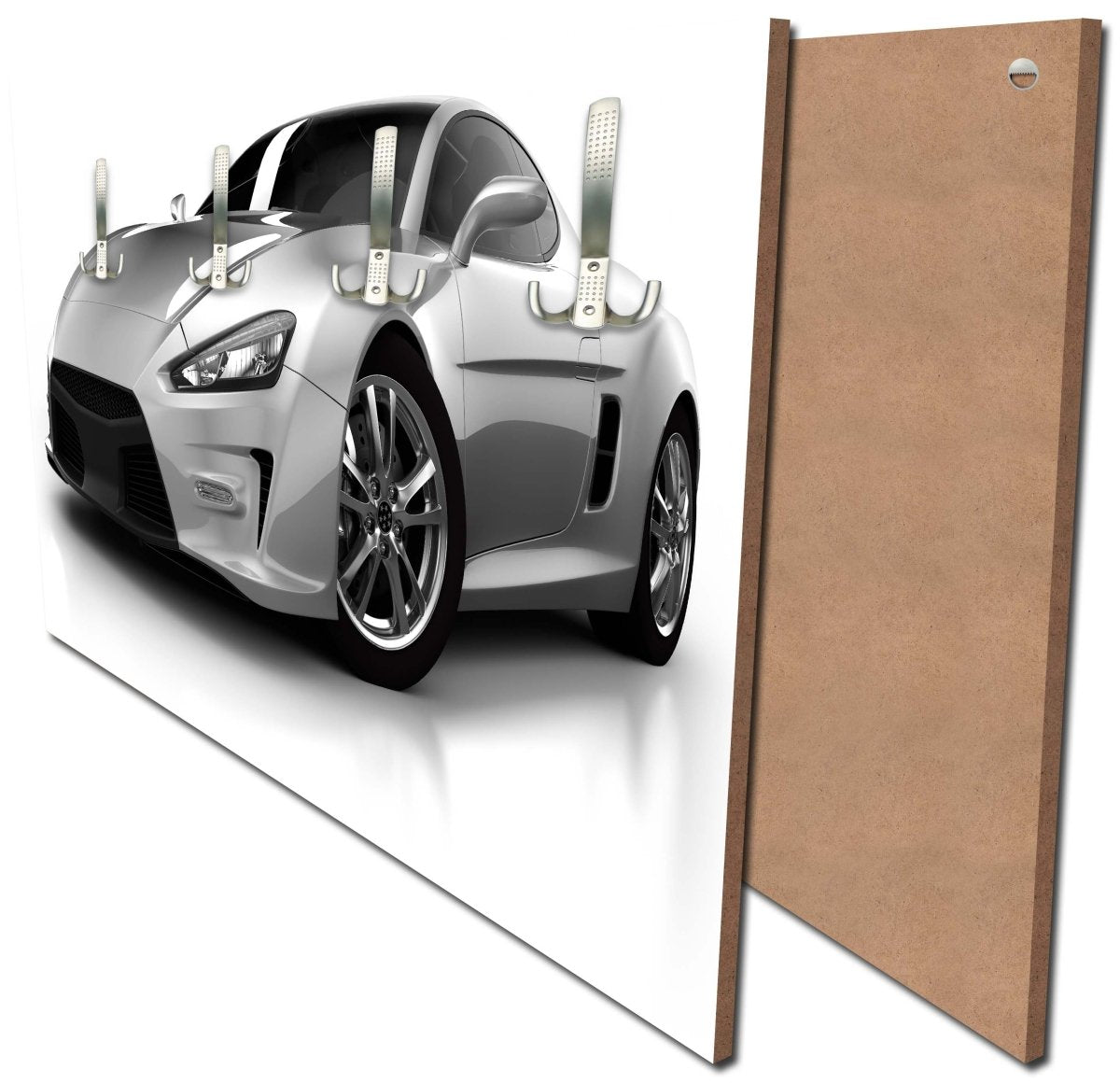 Garderobe Silberner Sportwagen M0372 Garderobe Silberner Sportwagen M0372