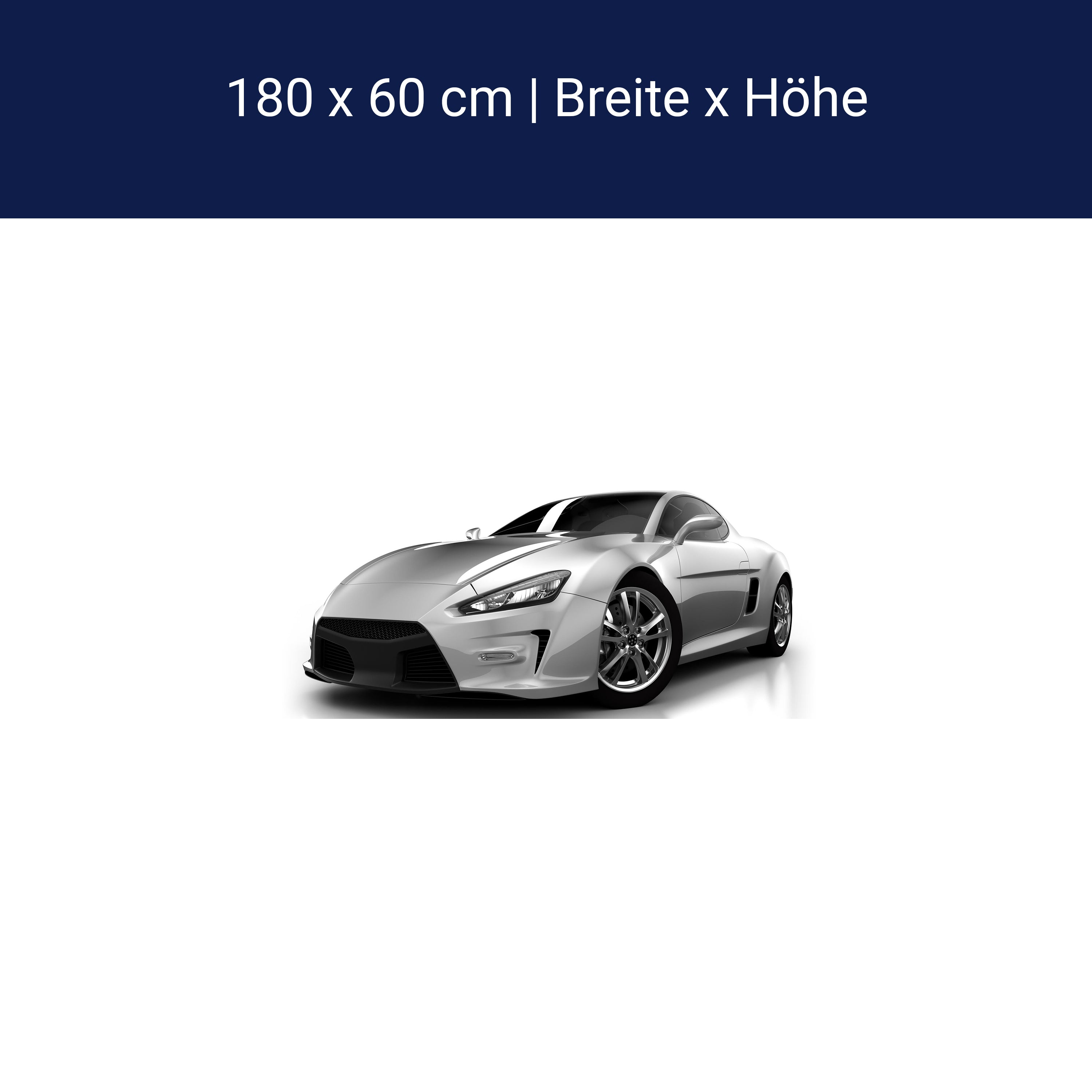 Küchenrückwand Silberner Sportwagen M0372 Küchenrückwand Silberner Sportwagen M0372