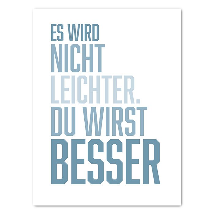 Leinwandbild Motivation, Hochformat M0372 kaufen - Bild 1 Leinwandbild Motivation, Hochformat M0372 kaufen - Bild 1