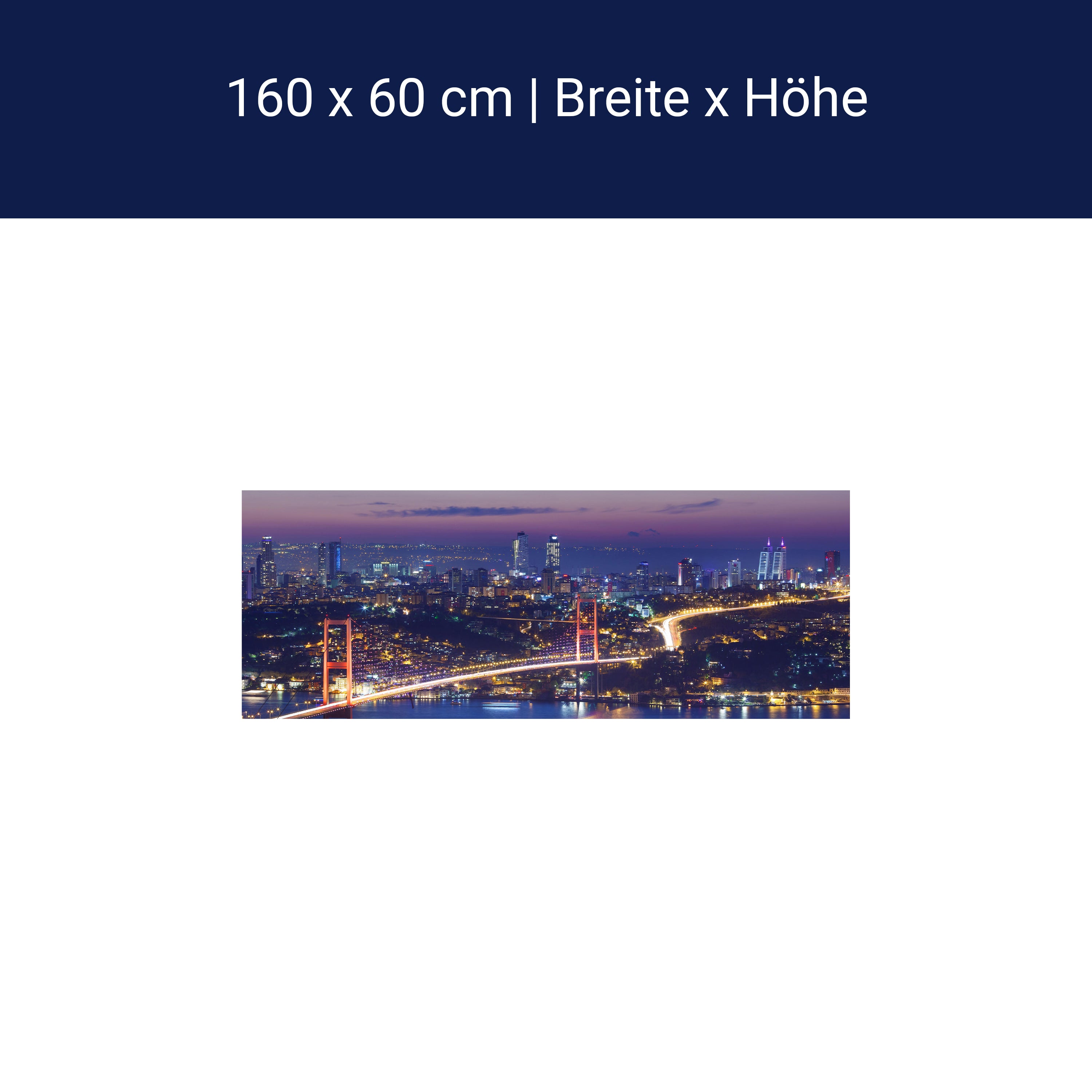 Küchenrückwand Istanbul bei Nacht M0374 Küchenrückwand Istanbul bei Nacht M0374