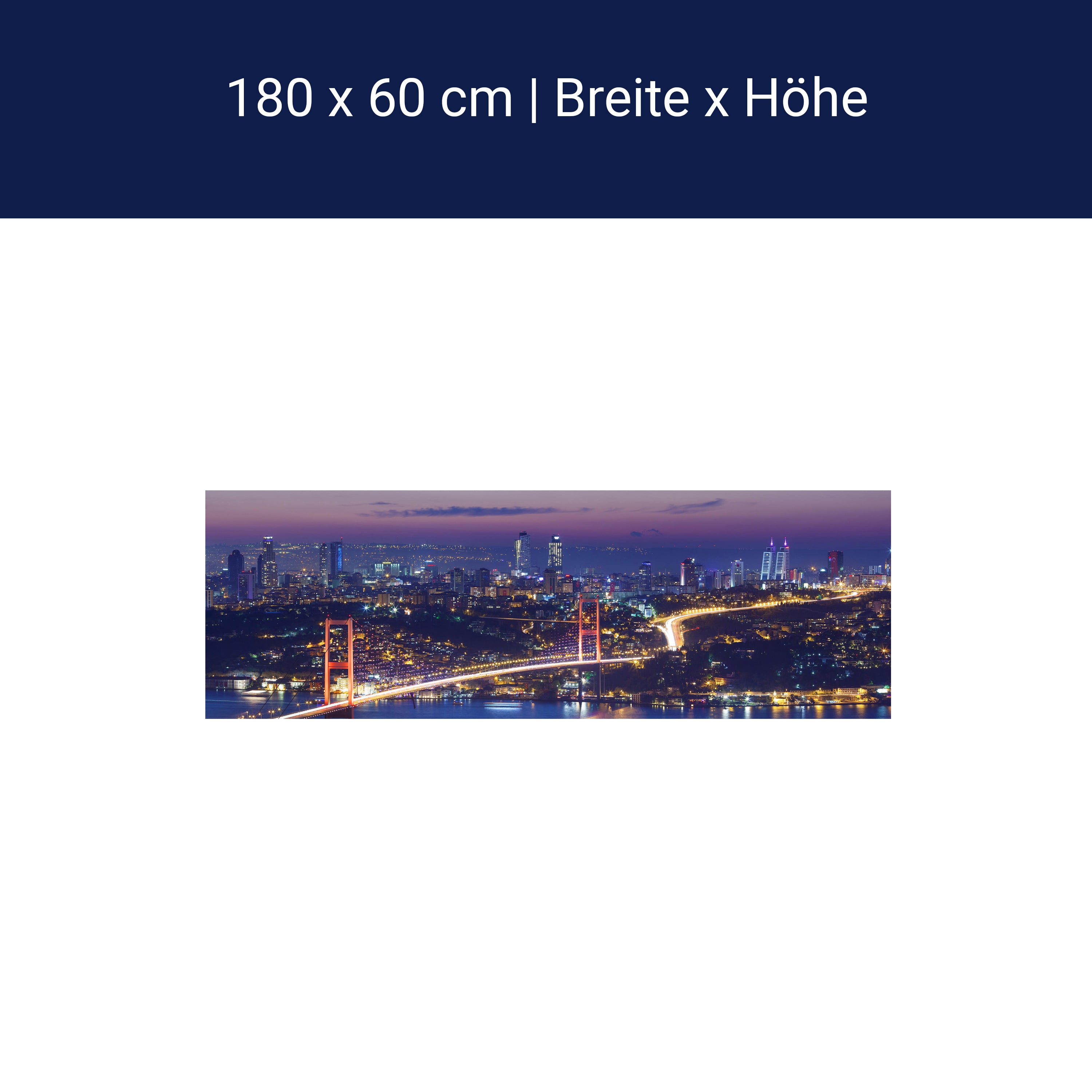 Küchenrückwand Istanbul bei Nacht M0374 Küchenrückwand Istanbul bei Nacht M0374