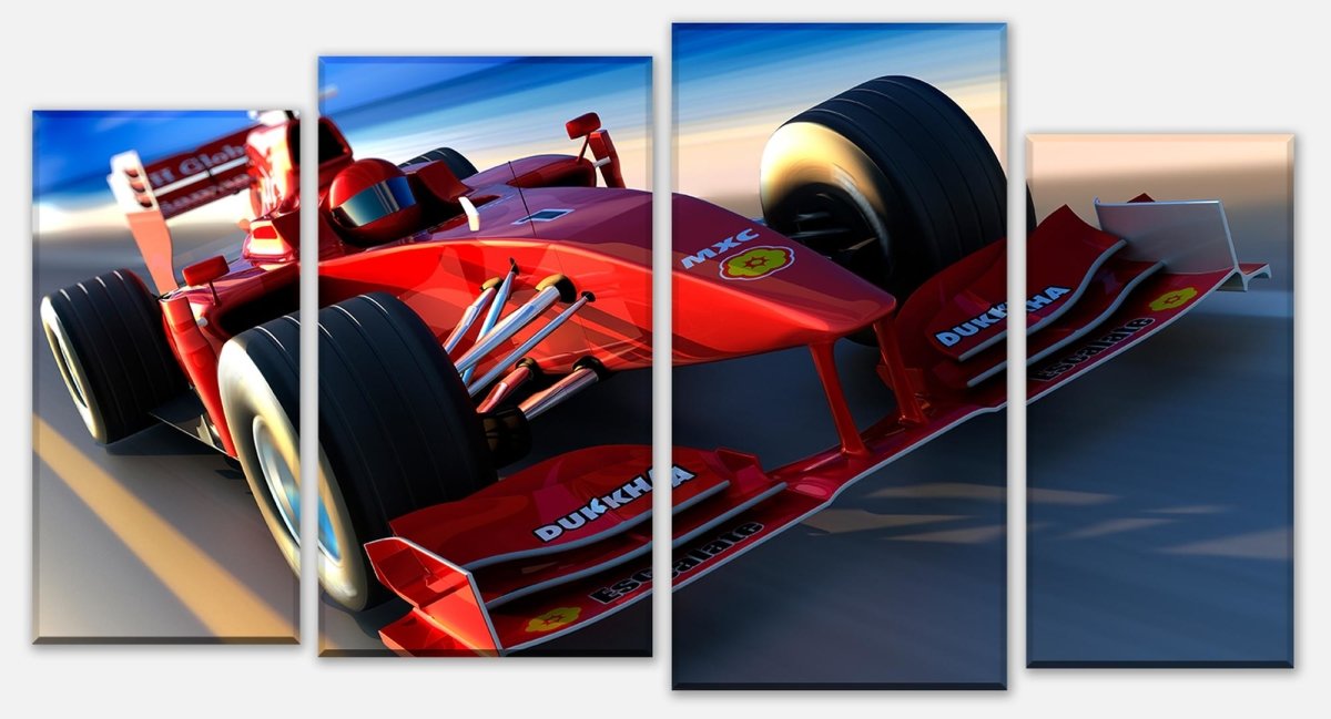 Leinwandbild Mehrteiler Ferrari in Action M0376 Leinwandbild Mehrteiler Ferrari in Action M0376