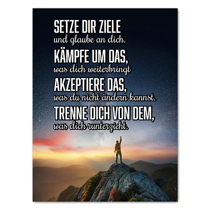 Leinwandbild Motivation, Hochformat M0376 kaufen - Bild 1 Leinwandbild Motivation, Hochformat M0376 kaufen - Bild 1