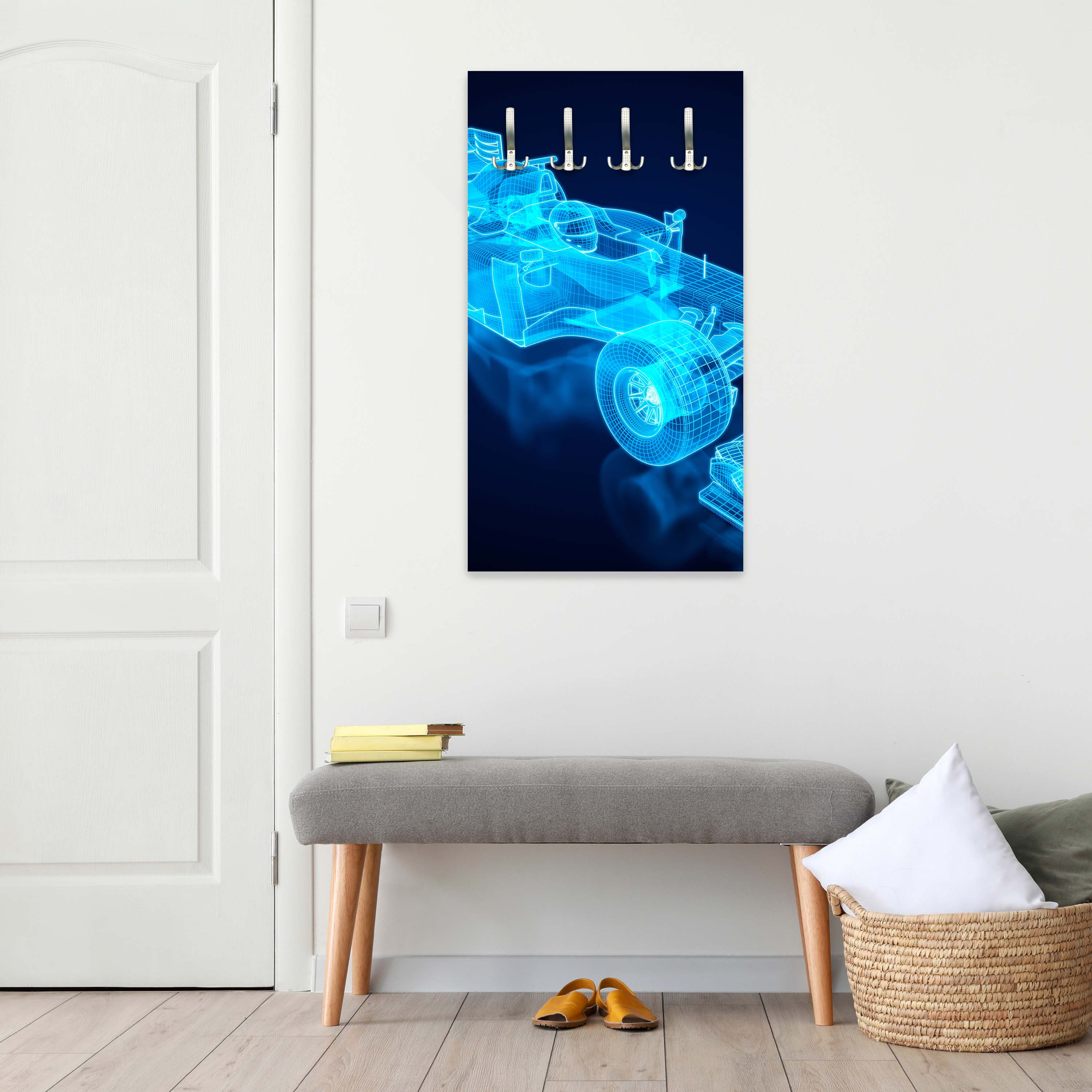 Garderobe Rennwagen Gitternetz M0377 entdecken - Bild 5 Garderobe Rennwagen Gitternetz M0377 entdecken - Bild 5