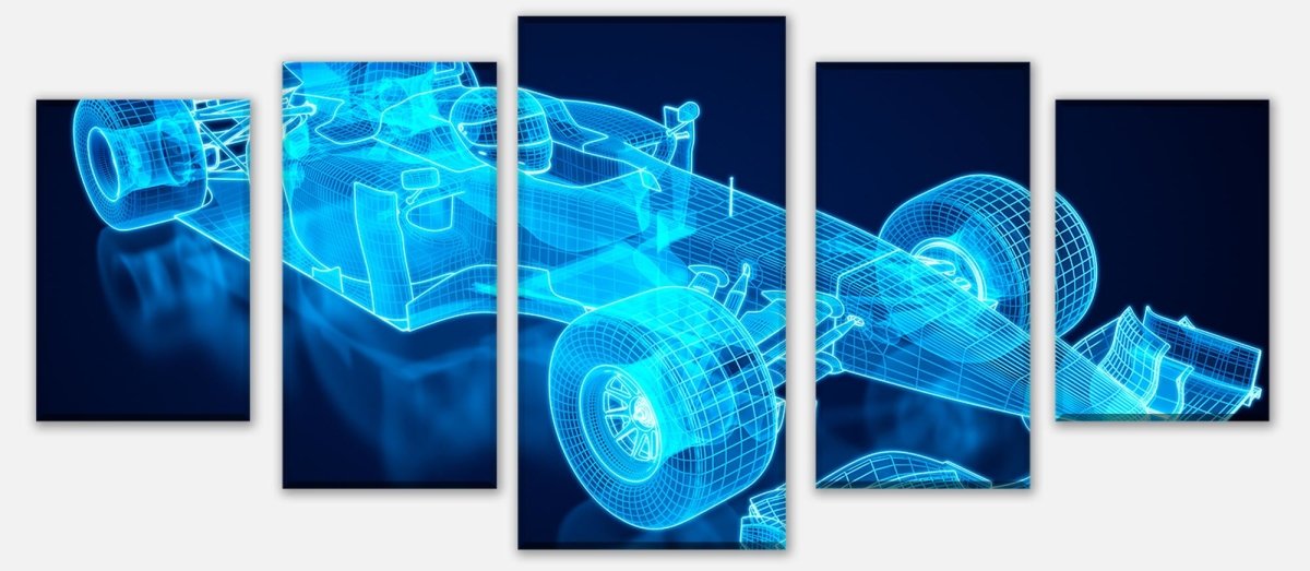 Leinwandbild Mehrteiler Rennwagen Gitternetz M0377 entdecken - Bild 1 Leinwandbild Mehrteiler Rennwagen Gitternetz M0377 entdecken - Bild 1