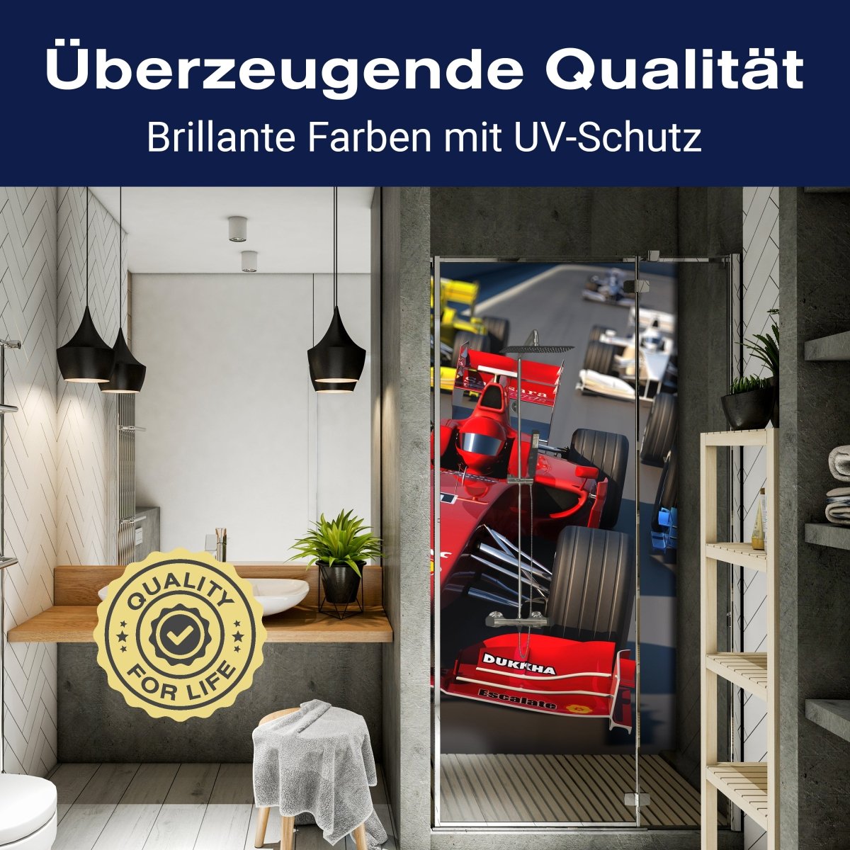 Duschwand Formel 1 Grand Prix M0385 entdecken - Bild 2 Duschwand Formel 1 Grand Prix M0385 entdecken - Bild 2