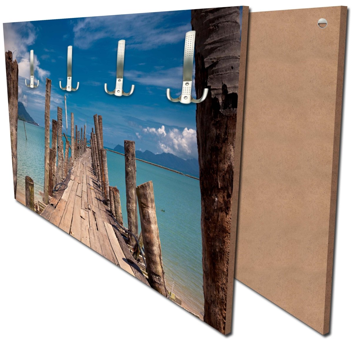 Garderobe Holzsteg ins Meer M0389 Garderobe Holzsteg ins Meer M0389