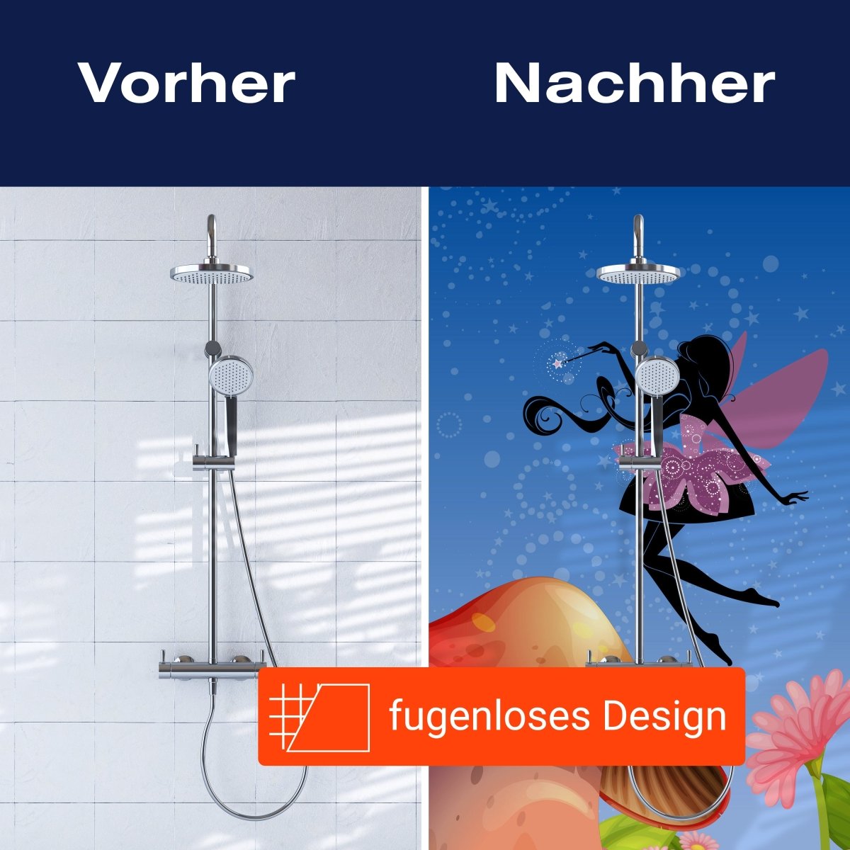 Duschwand Fee im Blumenfeld M0392 entdecken - Bild 9 Duschwand Fee im Blumenfeld M0392 entdecken - Bild 9