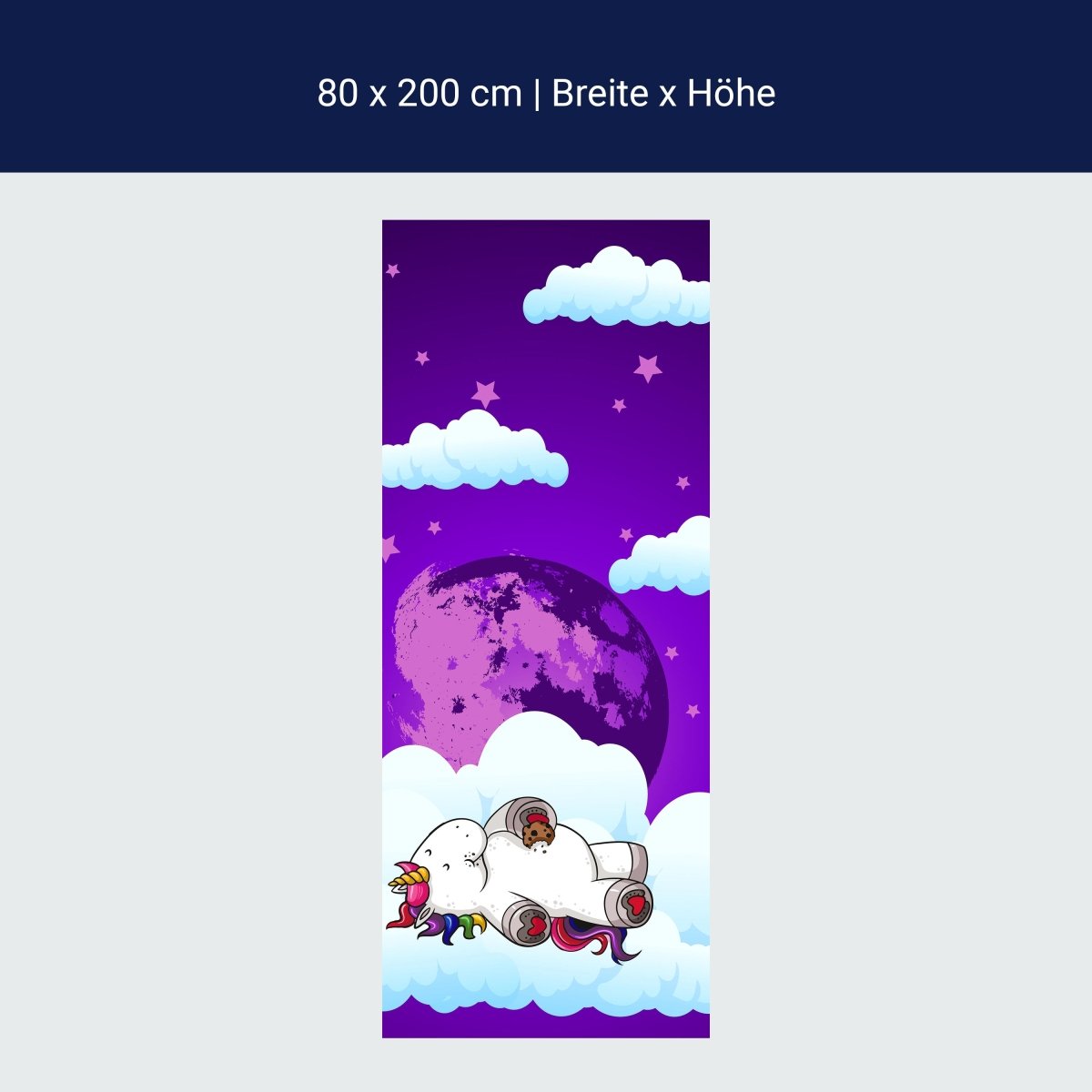 Duschwand Einhorn Traum M0393 Duschwand Einhorn Traum M0393