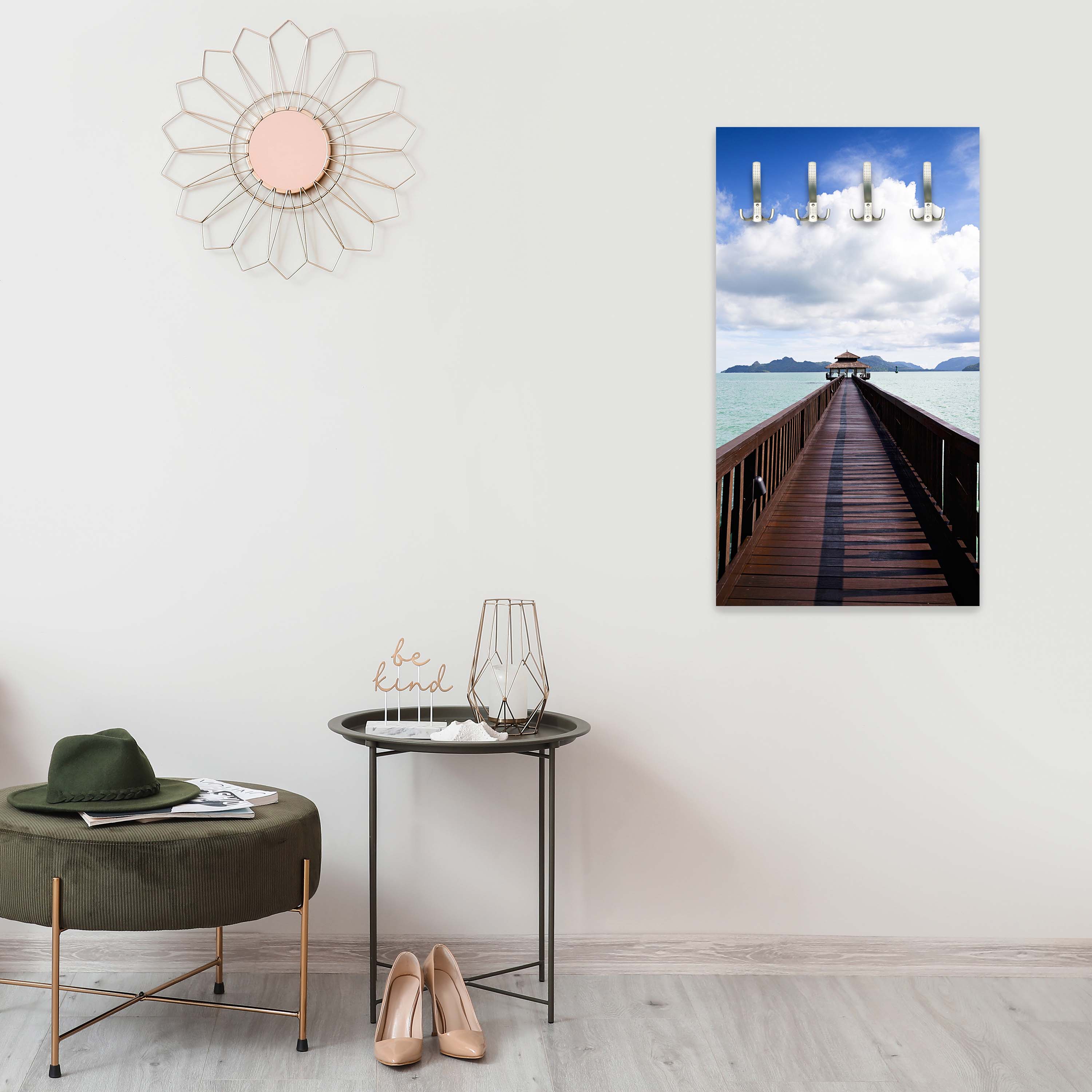 Garderobe Hölzerner Steg M0395 entdecken - Bild 2 Garderobe Hölzerner Steg M0395 entdecken - Bild 2