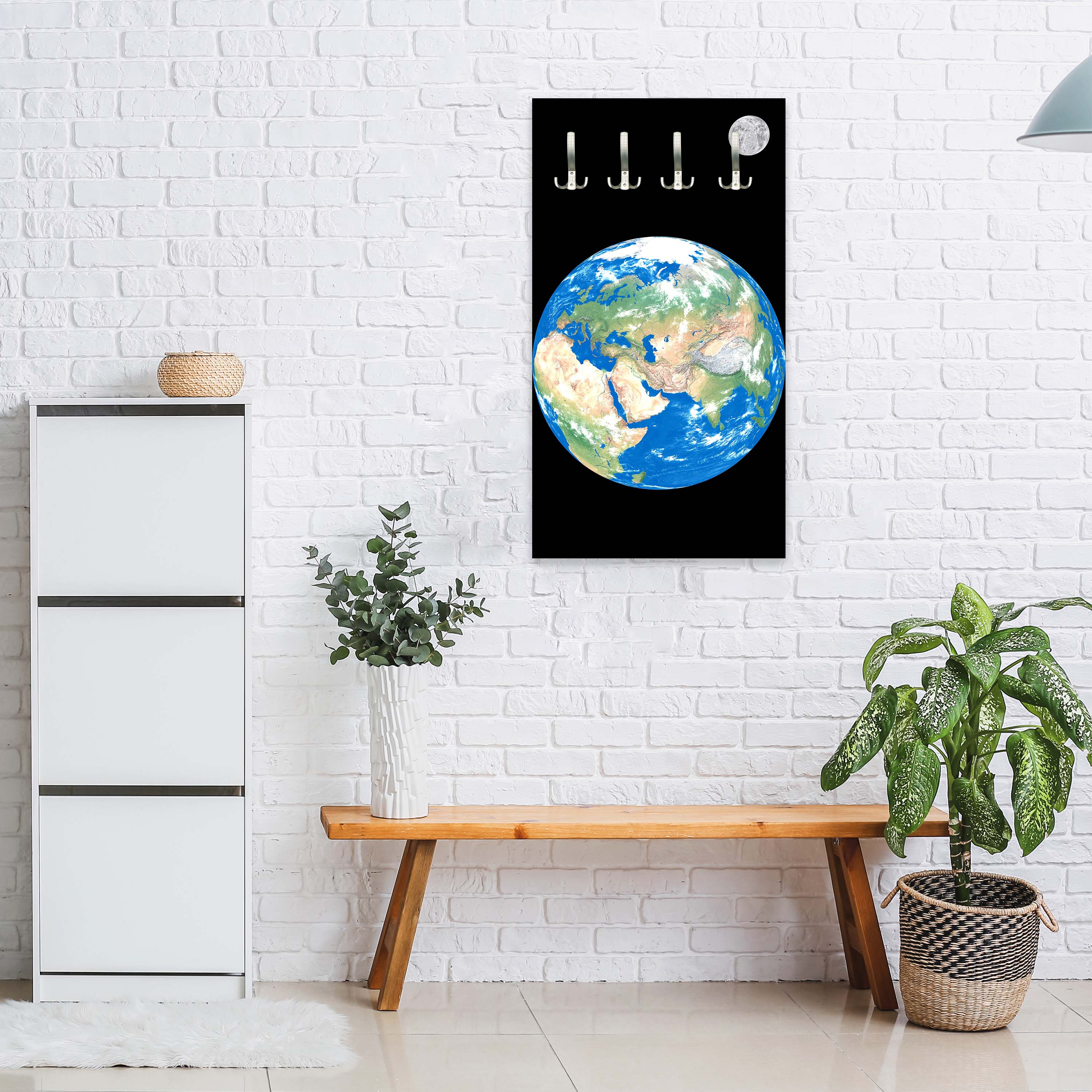 Garderobe Erde mit Mond M0402 entdecken - Bild 2 Garderobe Erde mit Mond M0402 entdecken - Bild 2