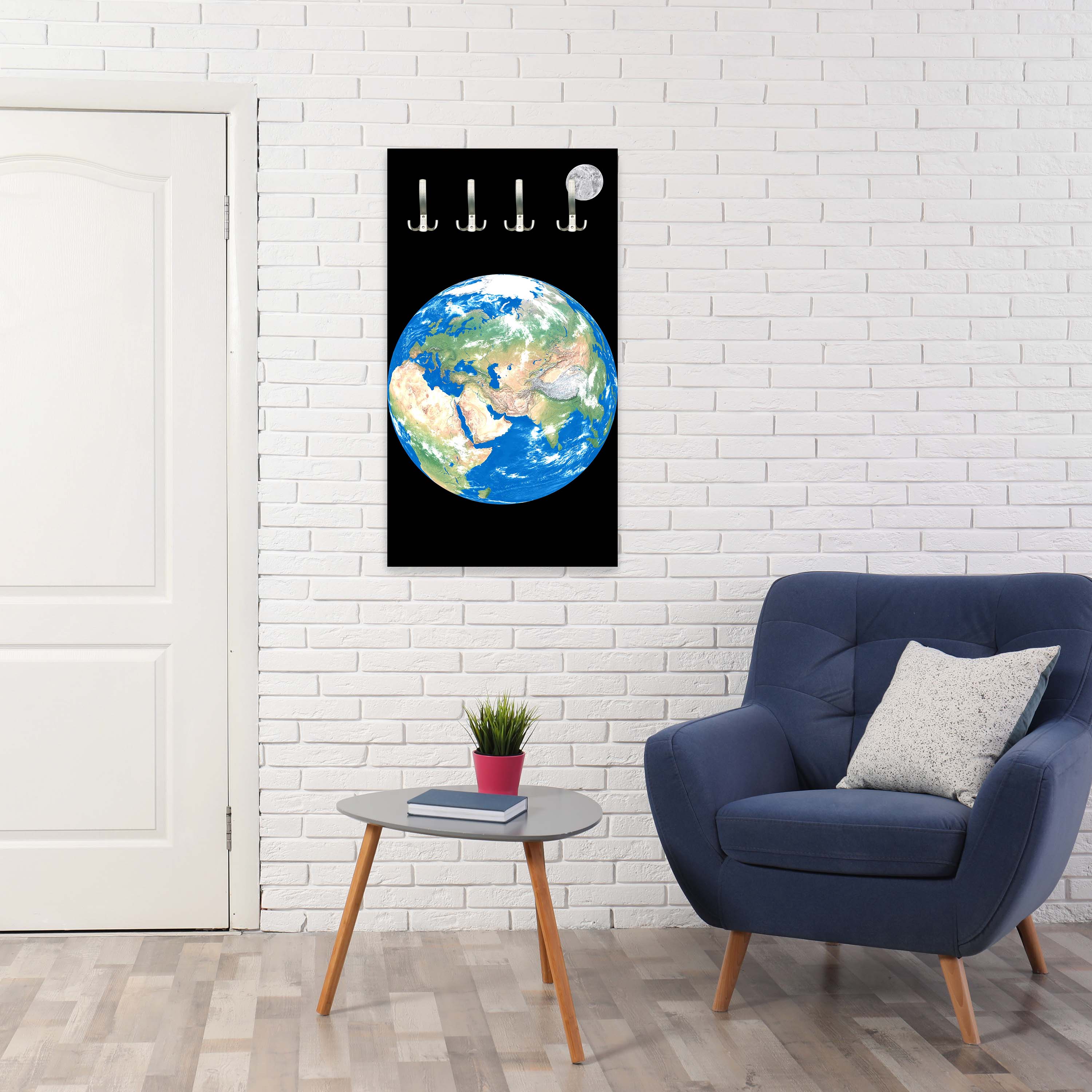 Garderobe Erde mit Mond M0402 entdecken - Bild 5 Garderobe Erde mit Mond M0402 entdecken - Bild 5