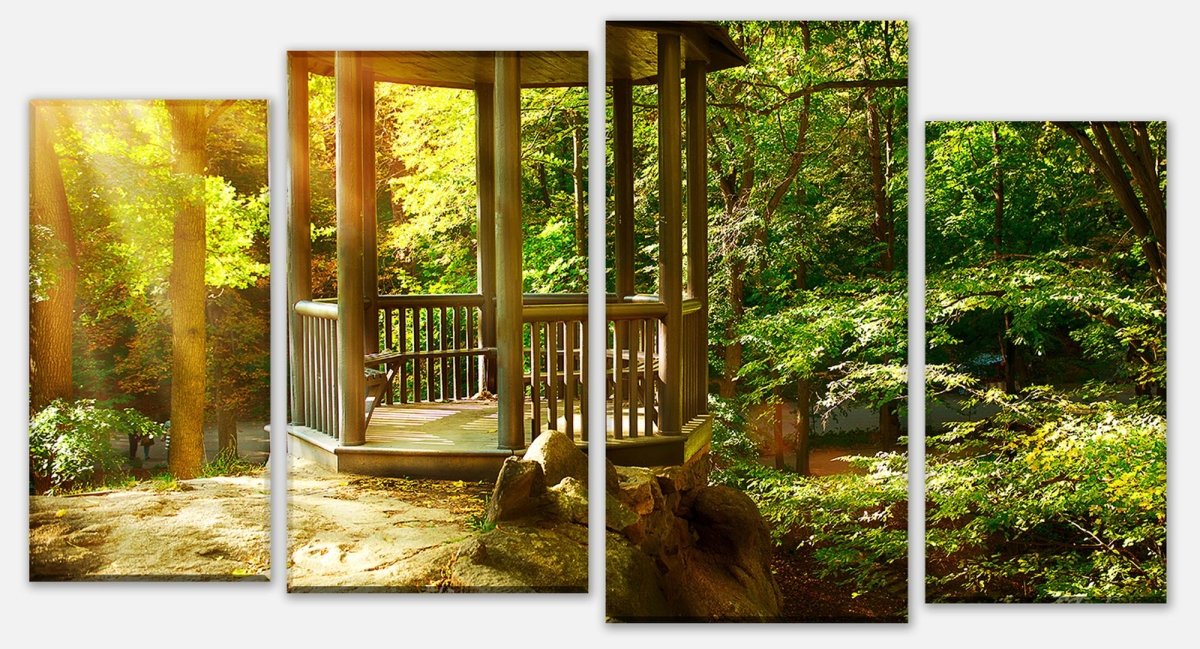 Leinwandbild Mehrteiler Park M0414 Leinwandbild Mehrteiler Park M0414